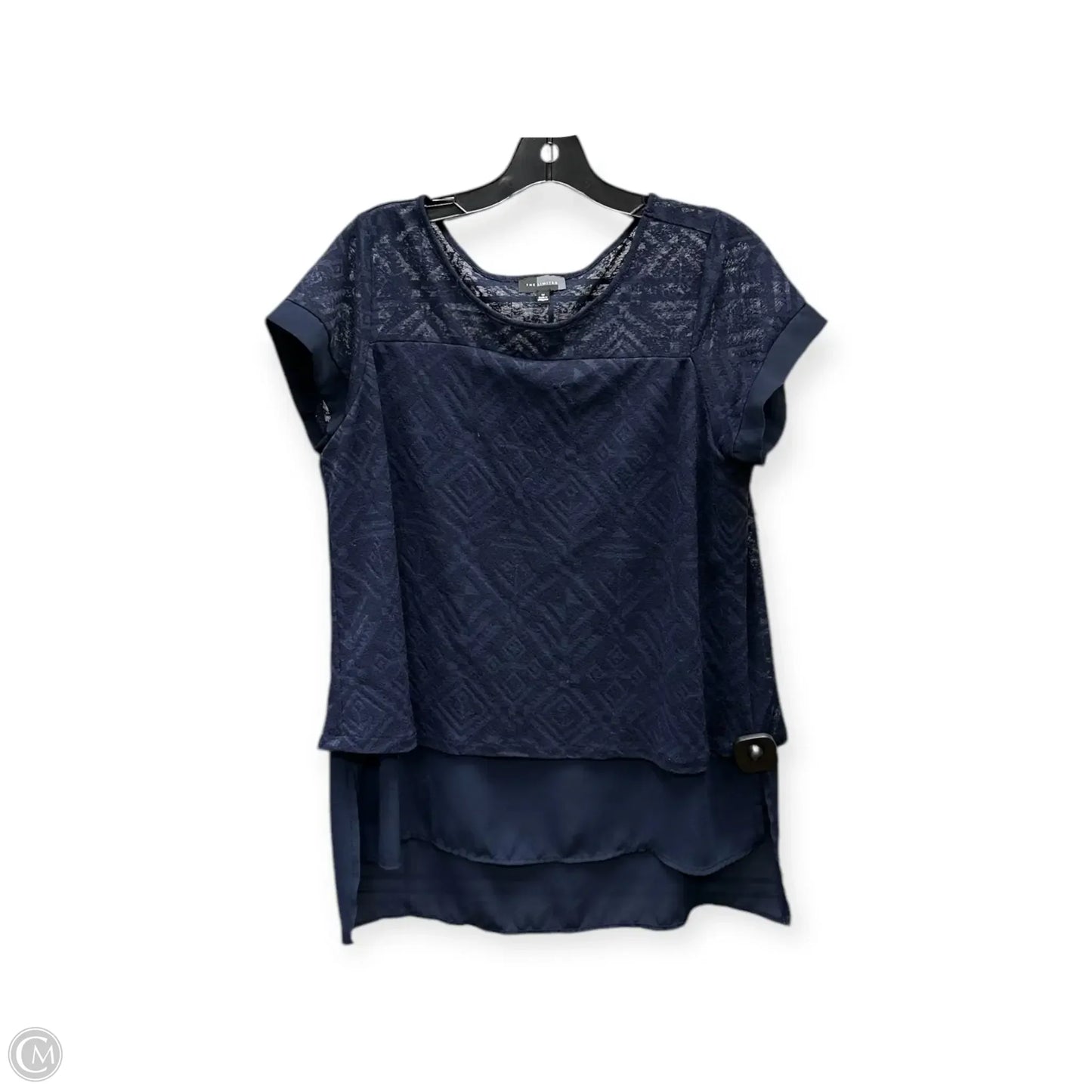 Top Short Sleeve By Limited In Blue, Size: M