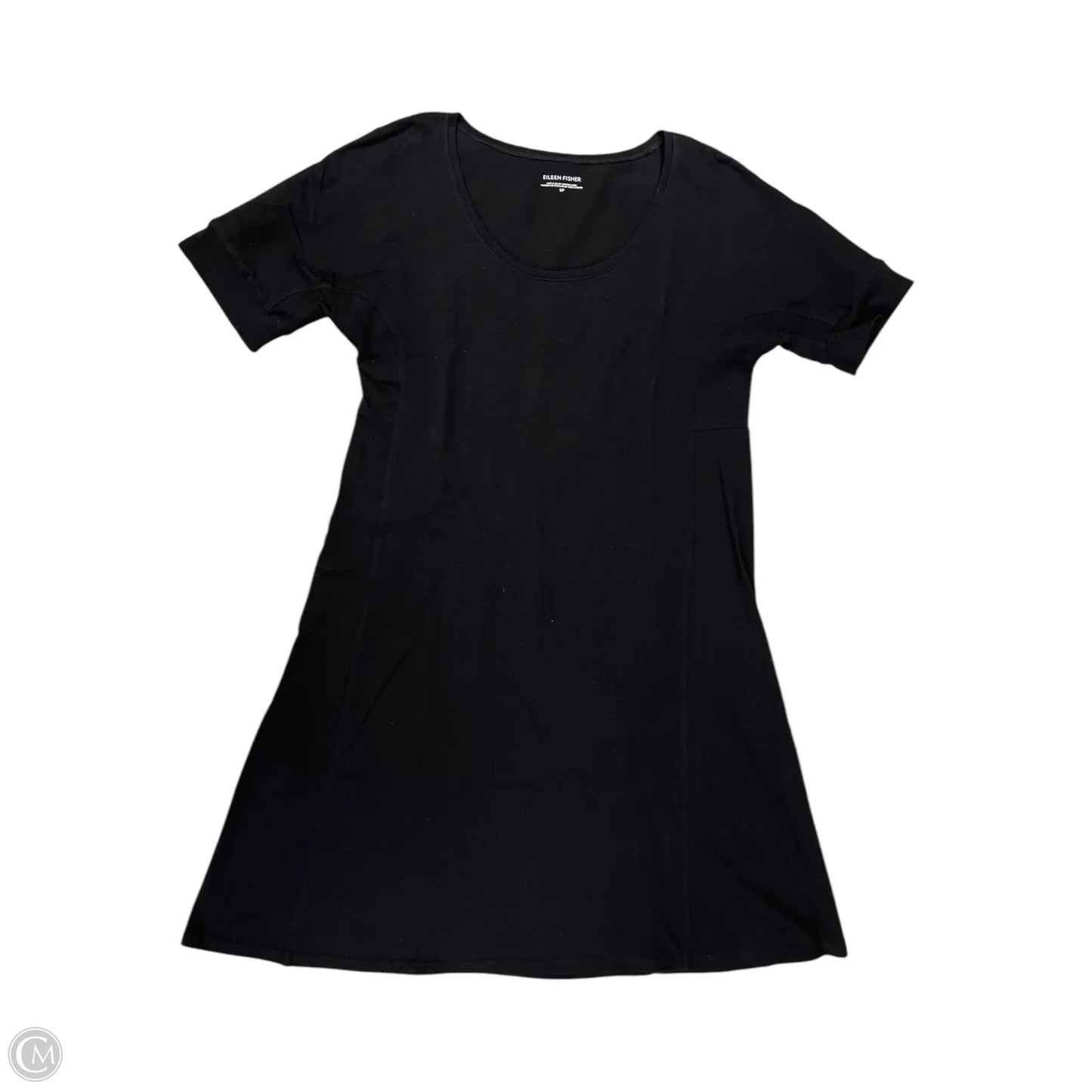 Dress Casual Midi By Eileen Fisher In Black, Size: S