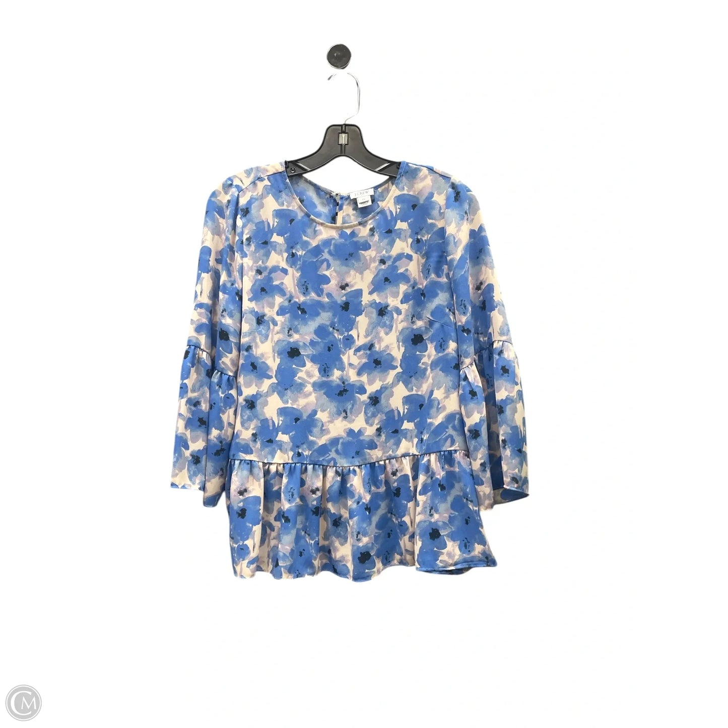 Top Long Sleeve By J. Crew In Blue & Pink, Size: Xs