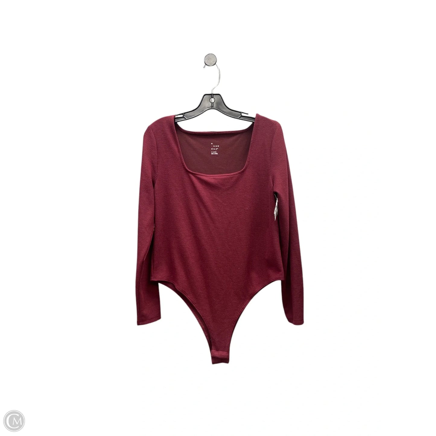 Bodysuit By A New Day In Maroon, Size: Xl