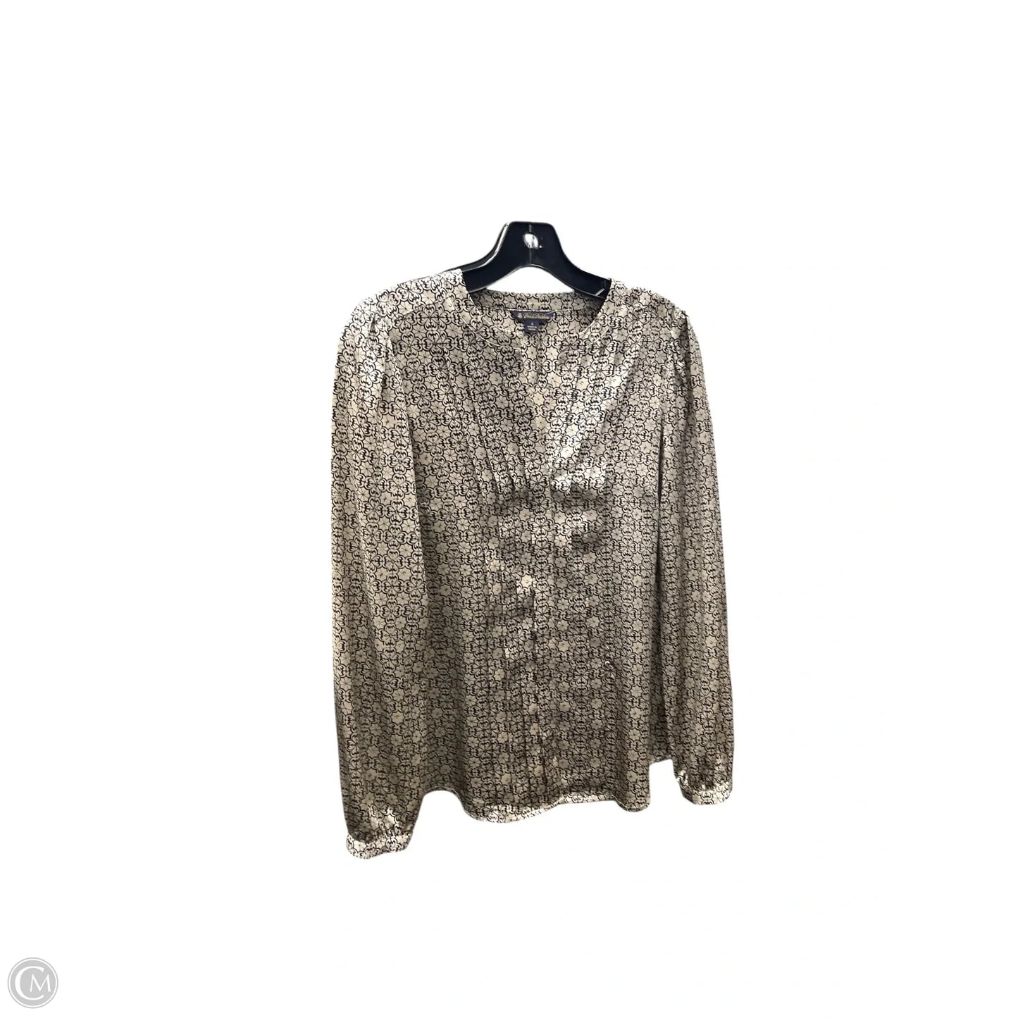 Top Long Sleeve By Brooks Brothers In Gold, Size: 4