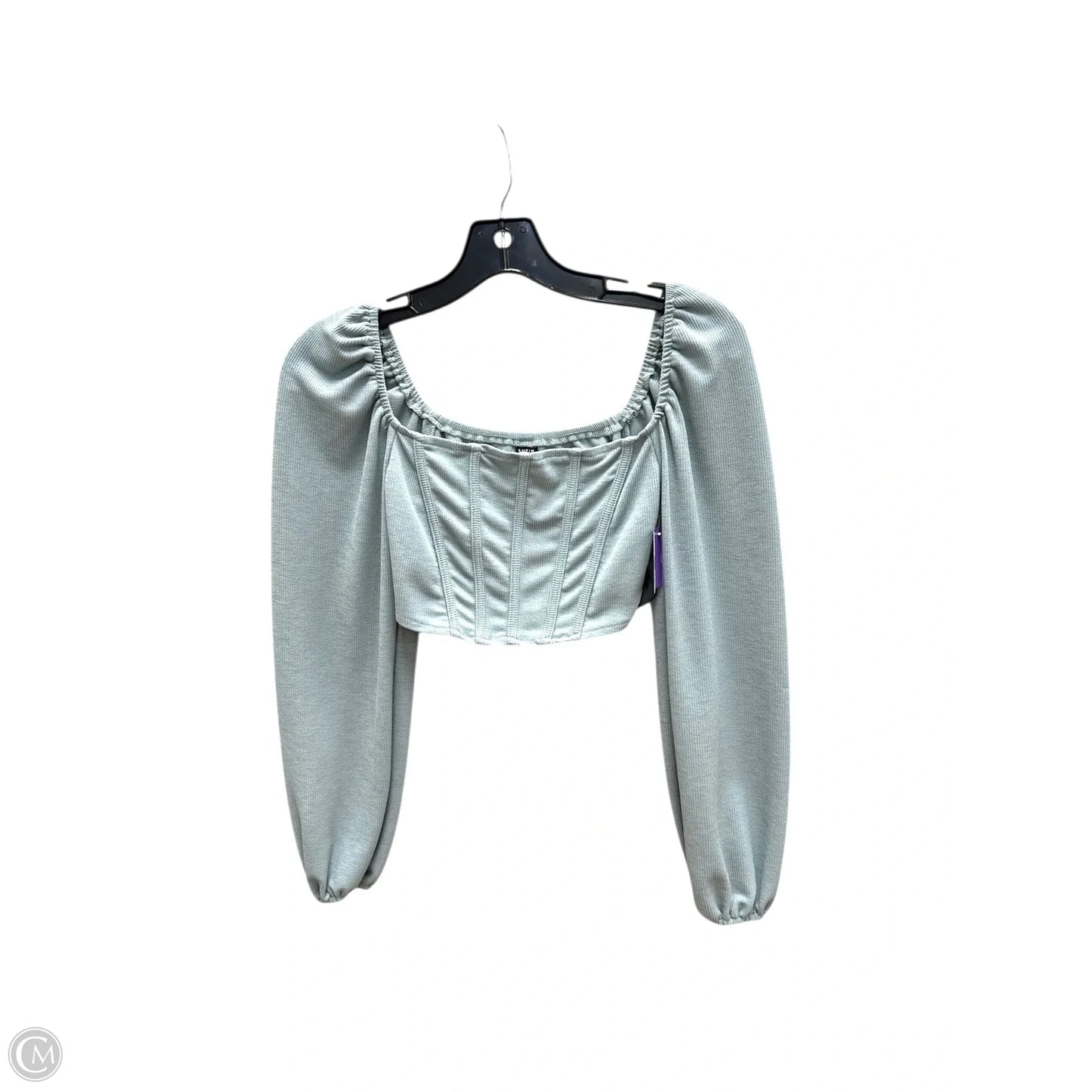 Top Long Sleeve By Shein In Blue, Size: Xs
