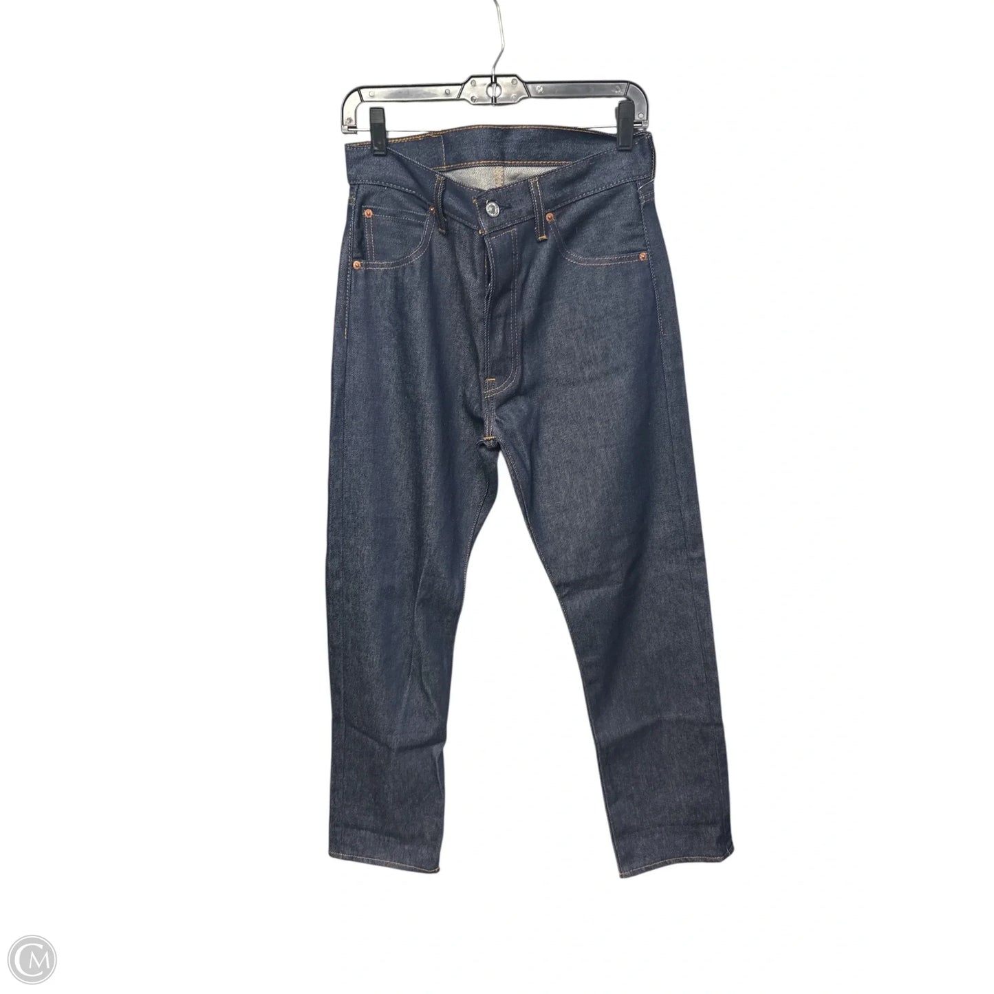 Jeans Straight By Levis In Blue Denim, Size: 30