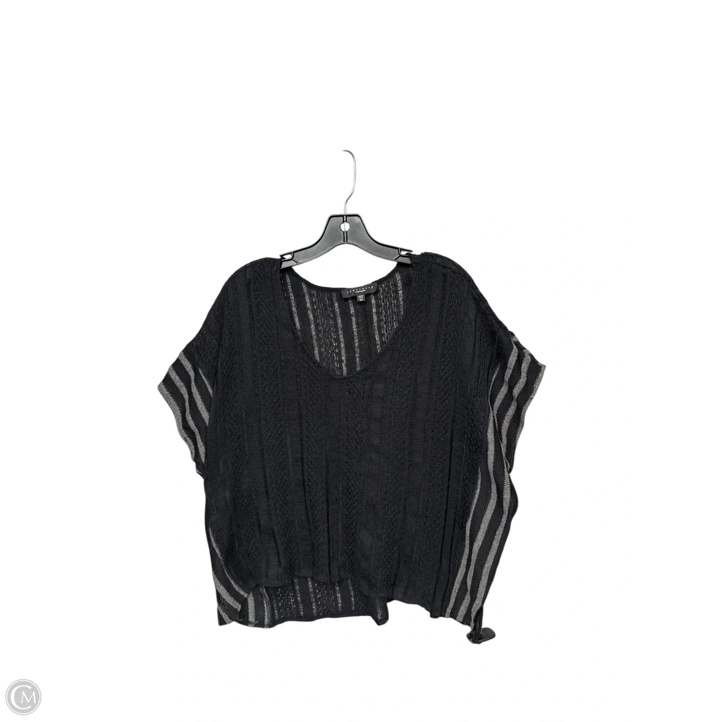 Top Short Sleeve By Sanctuary In Black, Size: Xs