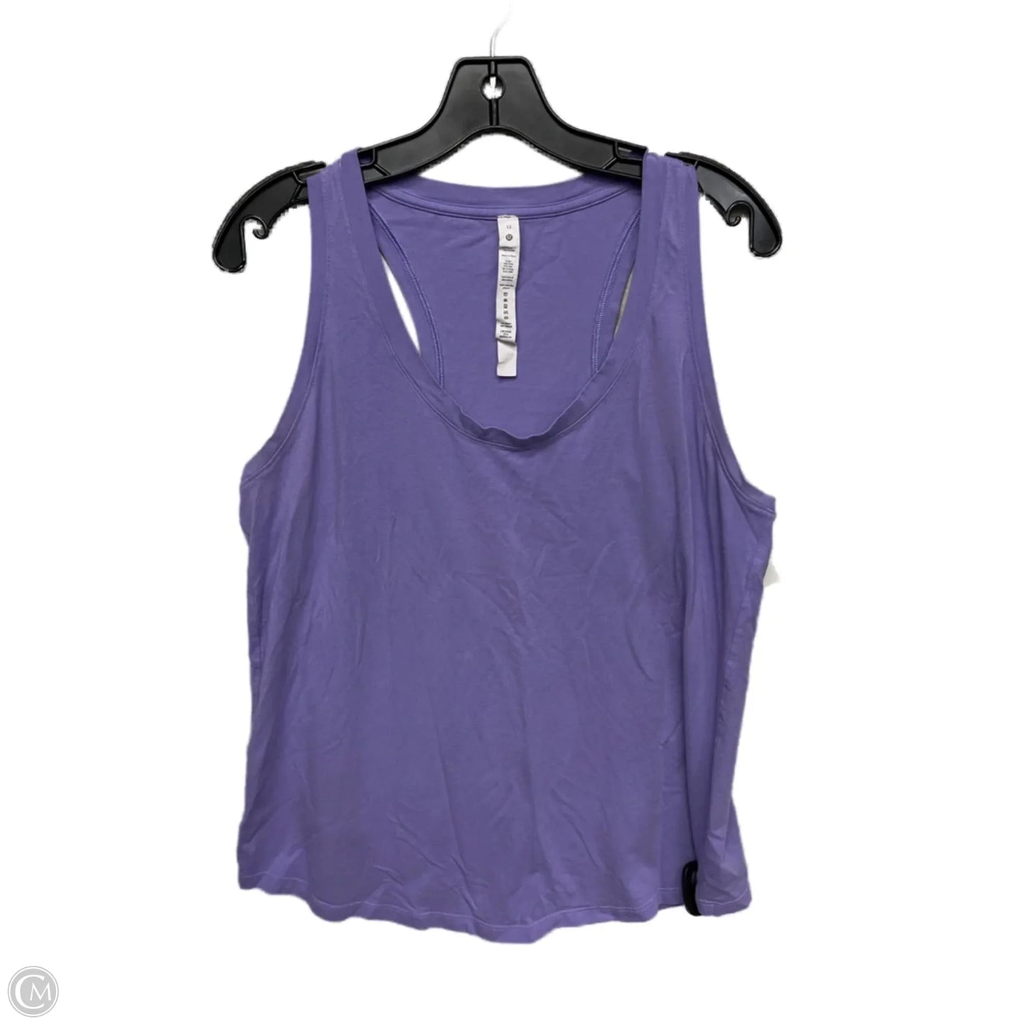 Athletic Tank Top By Lululemon In Purple, Size: 12