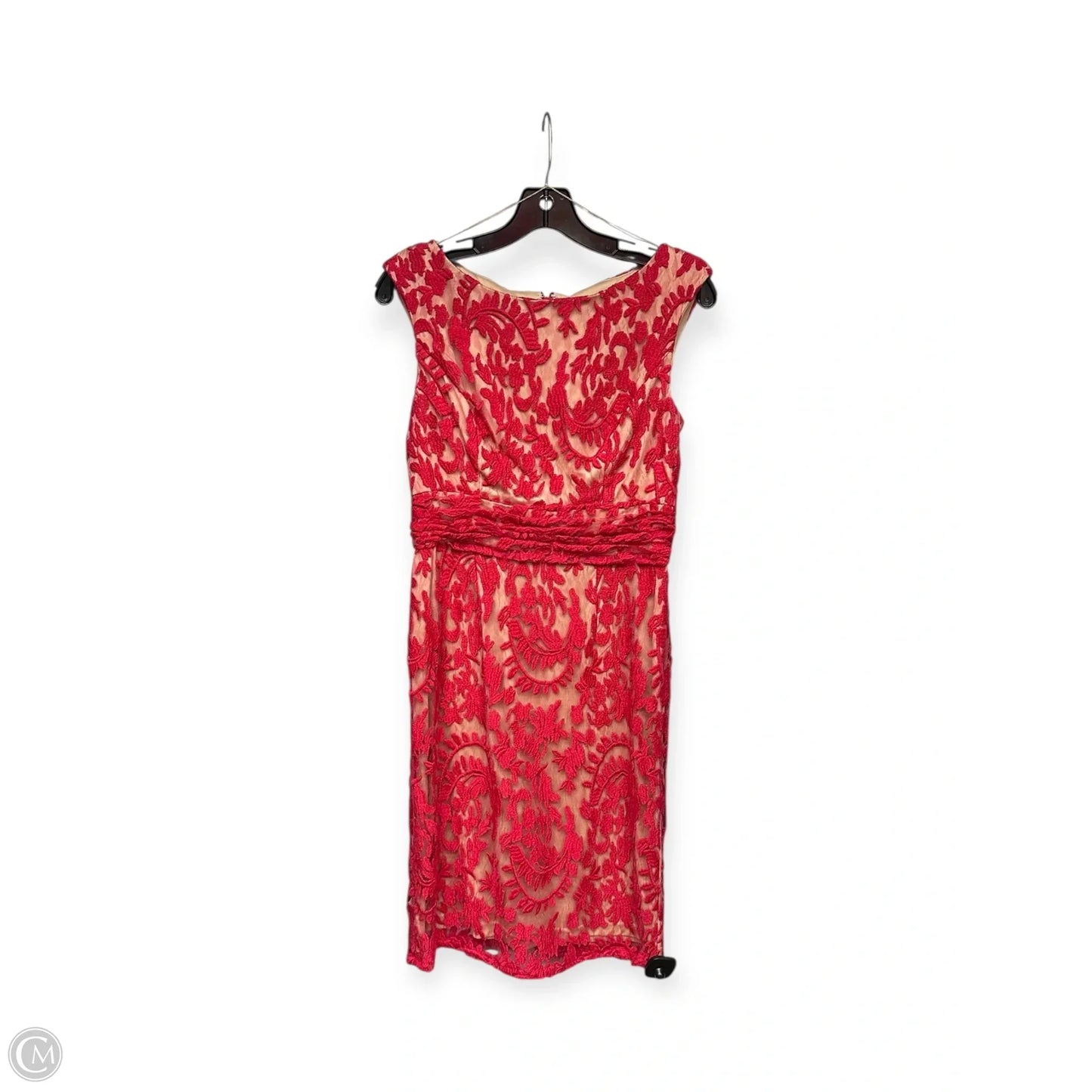 Dress Party Midi By Adrianna Papell In Red, Size: 6