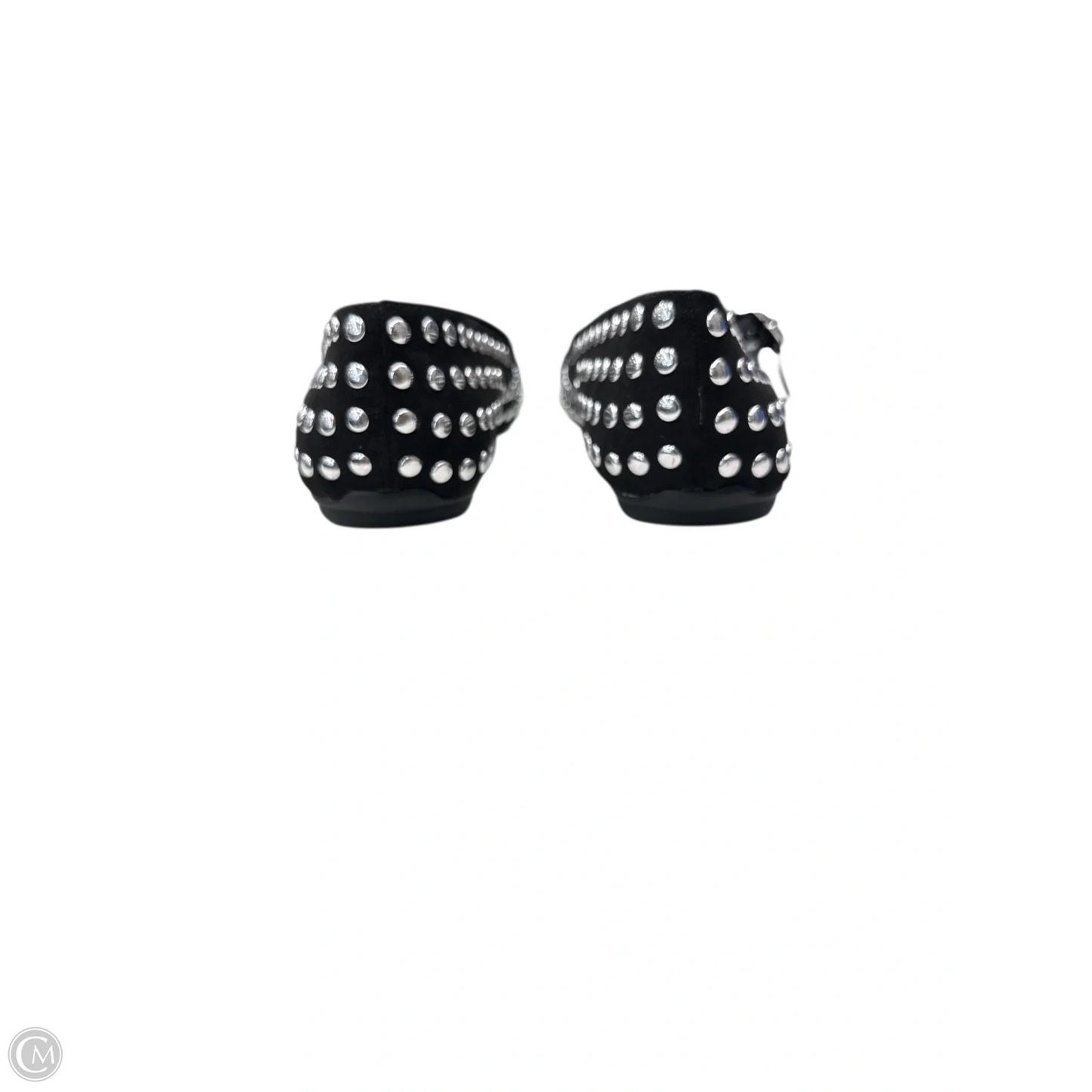 Shoes Flats By Worthington In Black & Silver, Size: 8