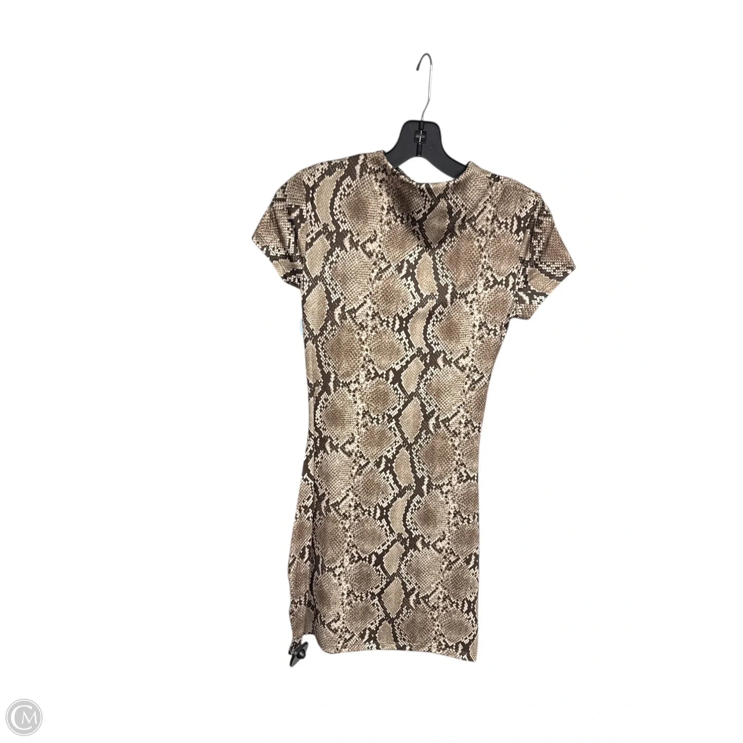 Dress Casual Short By Divided In Snakeskin Print, Size: S