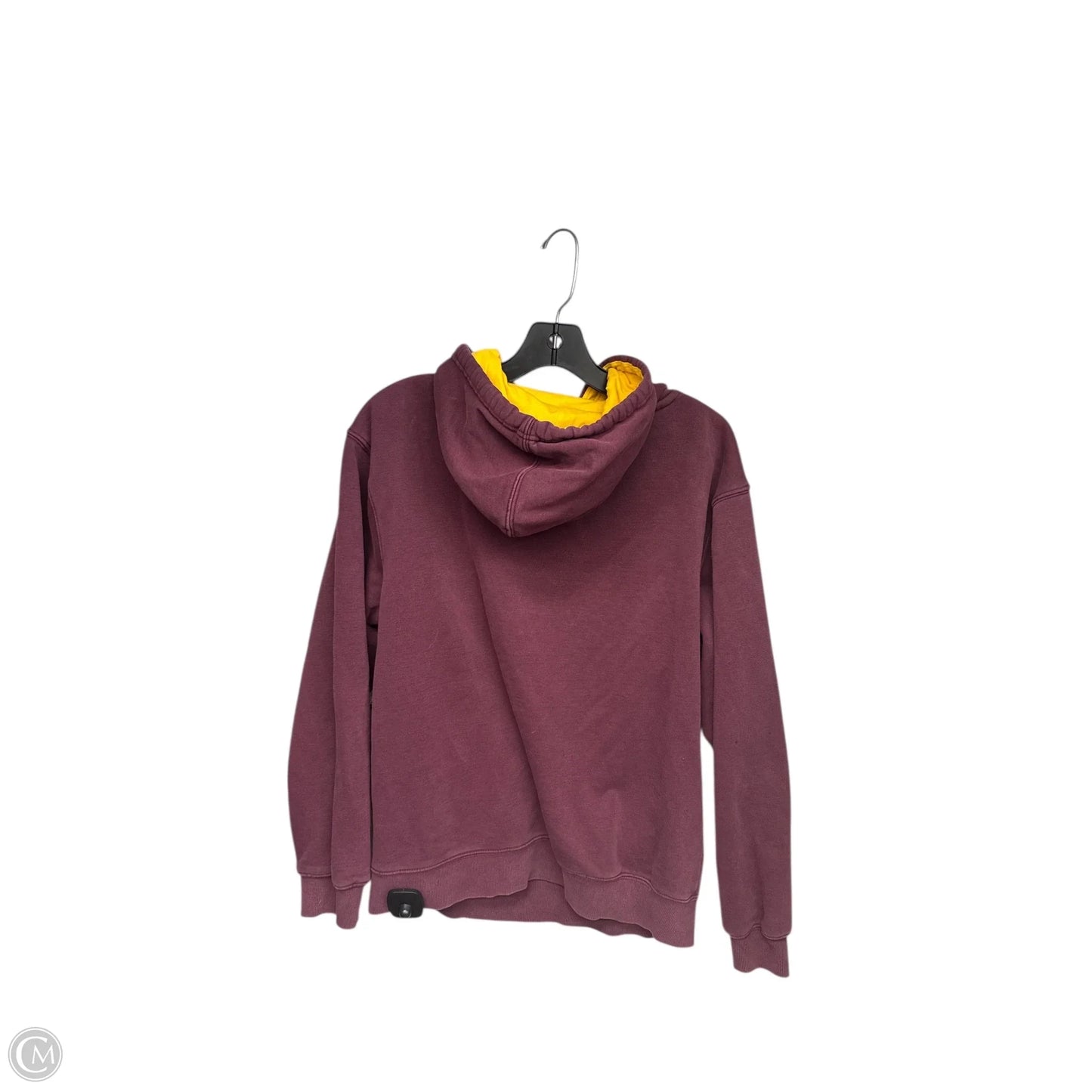 Athletic Sweatshirt Hoodie By Colosseum In Red & Yellow, Size: M