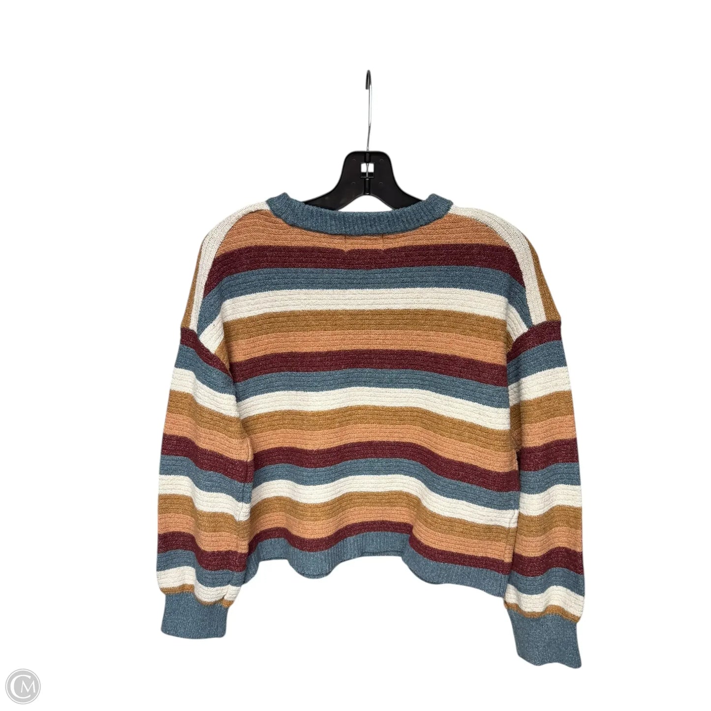 Sweater By Pink Rose In Striped Pattern, Size: M