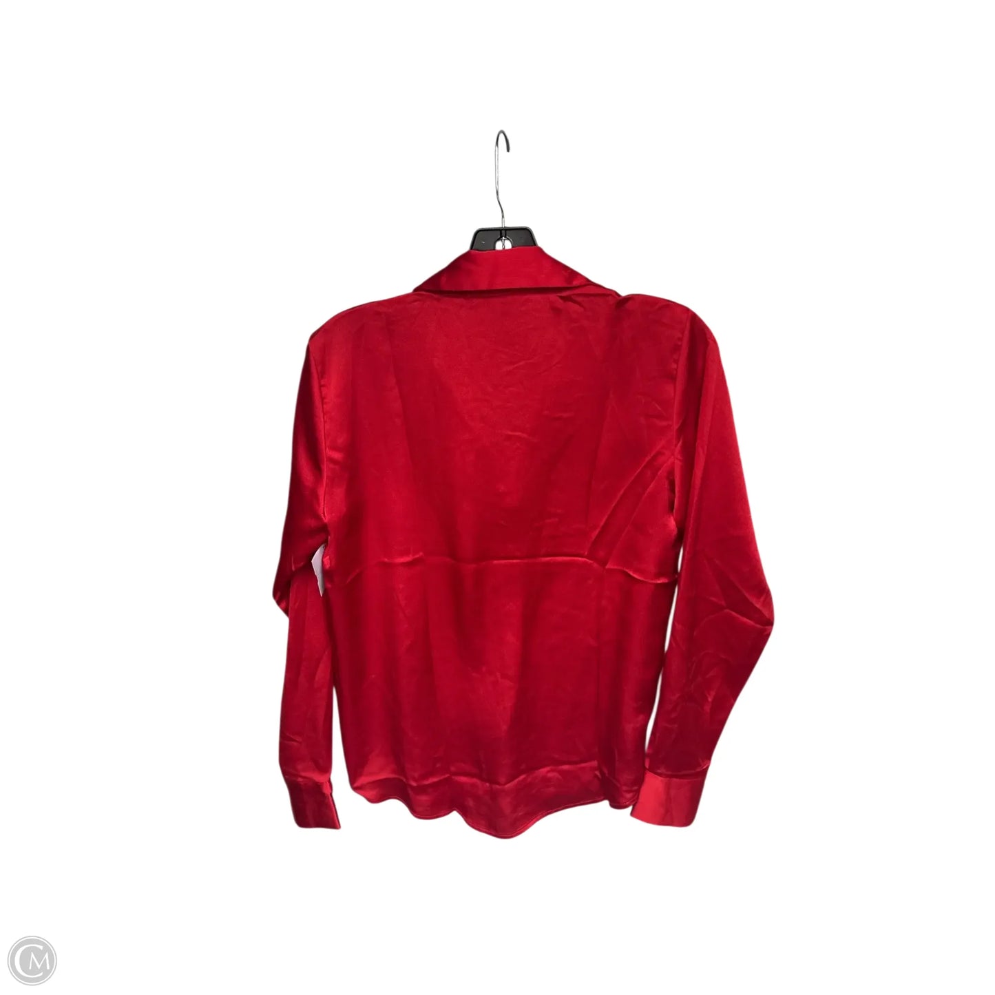 Top Long Sleeve By Ann Taylor In Red, Size: Xs