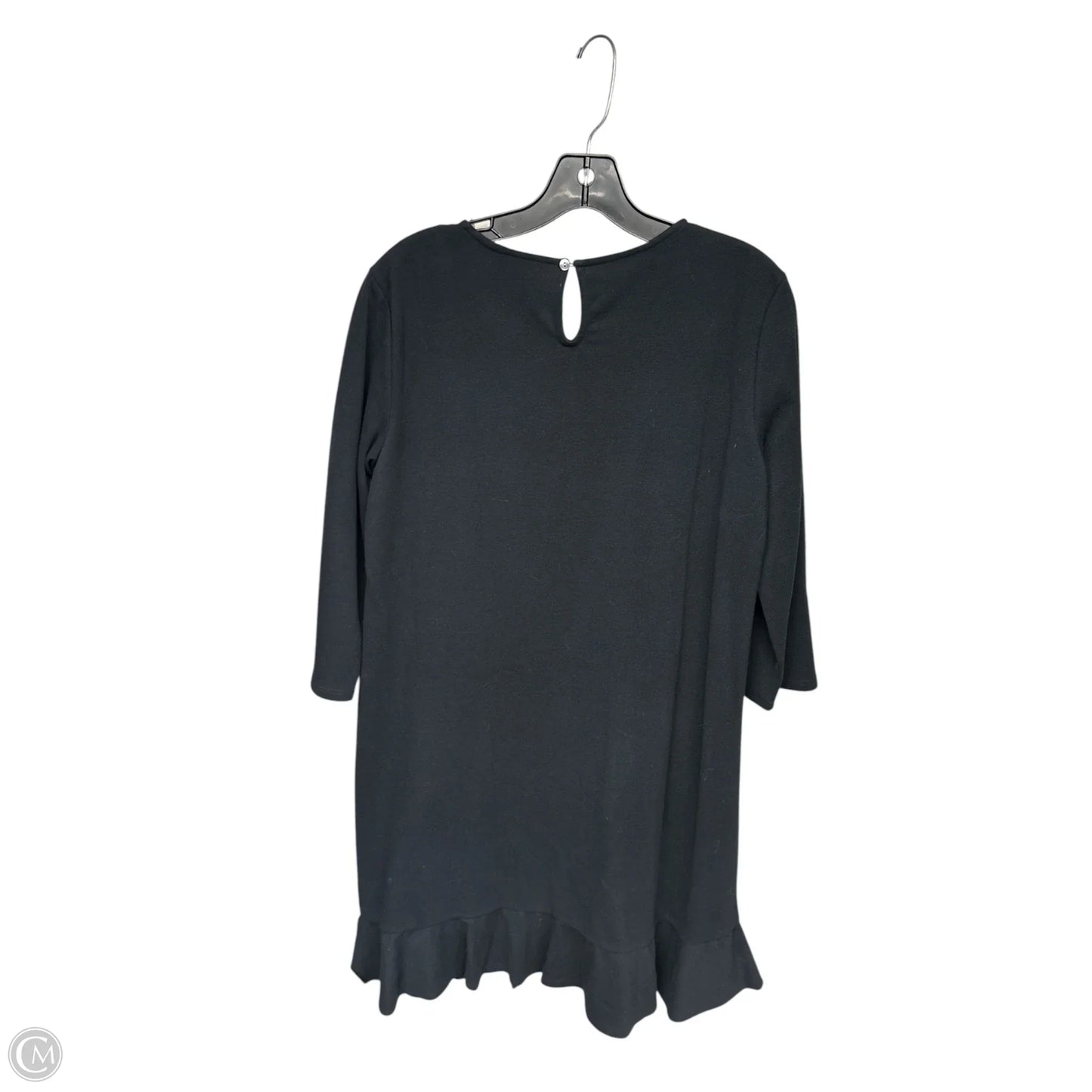 Dress Casual Midi By Garnet Hill In Black, Size: M