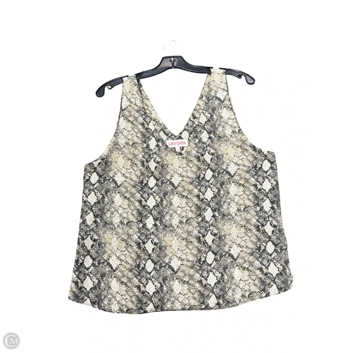 Top Sleeveless By Clothes Mentor In Snakeskin Print, Size: L