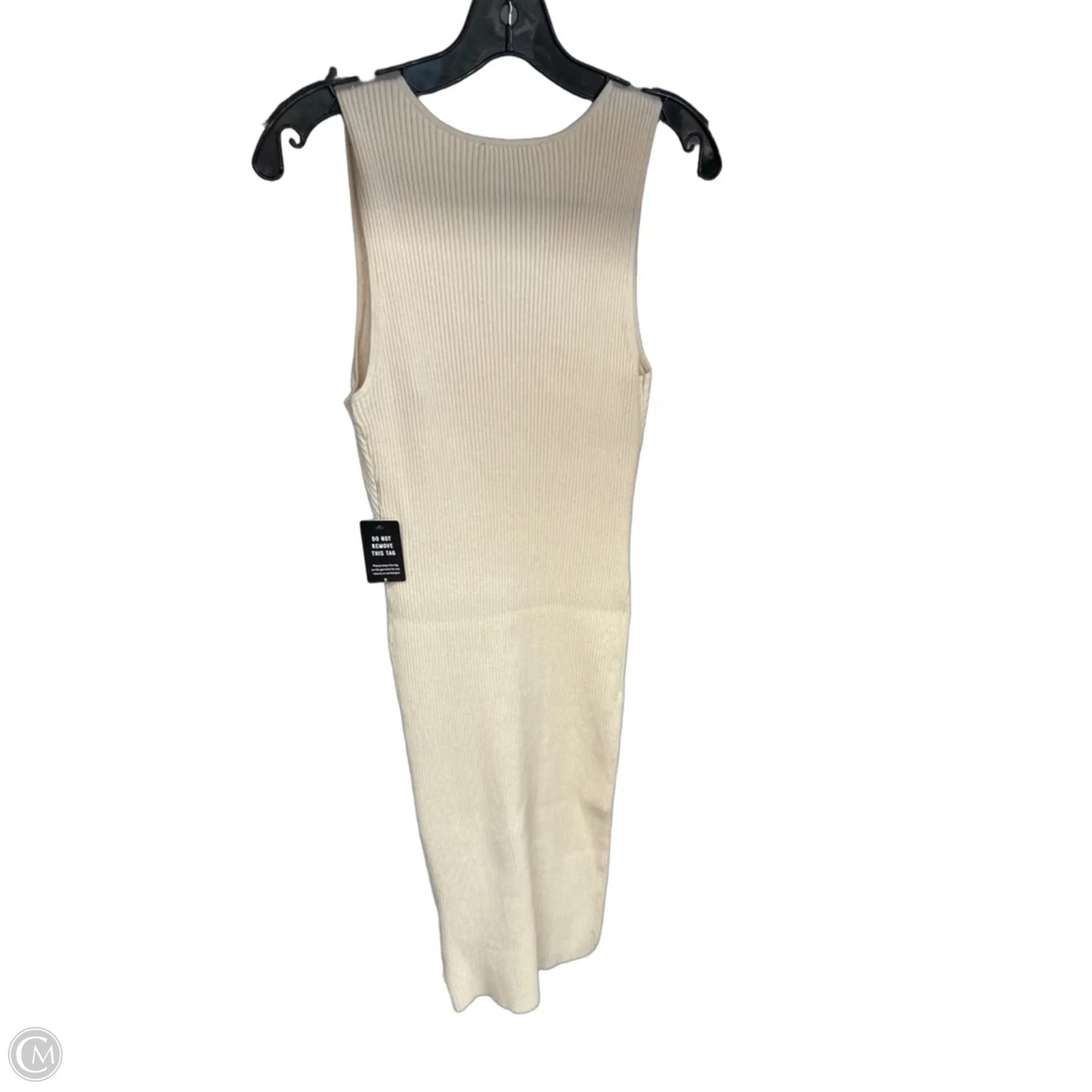 Dress Casual Maxi By Express In Cream, Size: S