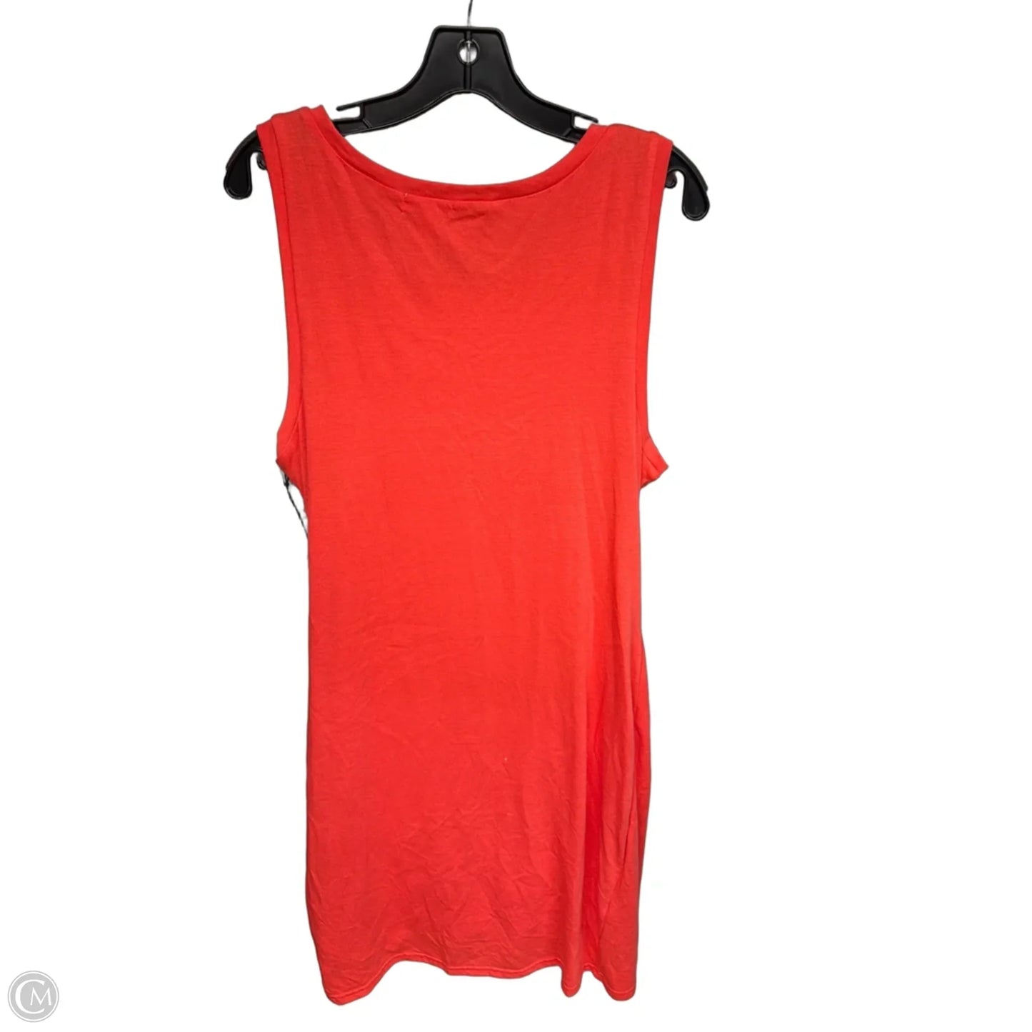 Dress Casual Midi By Leith In Orange, Size: Xxl