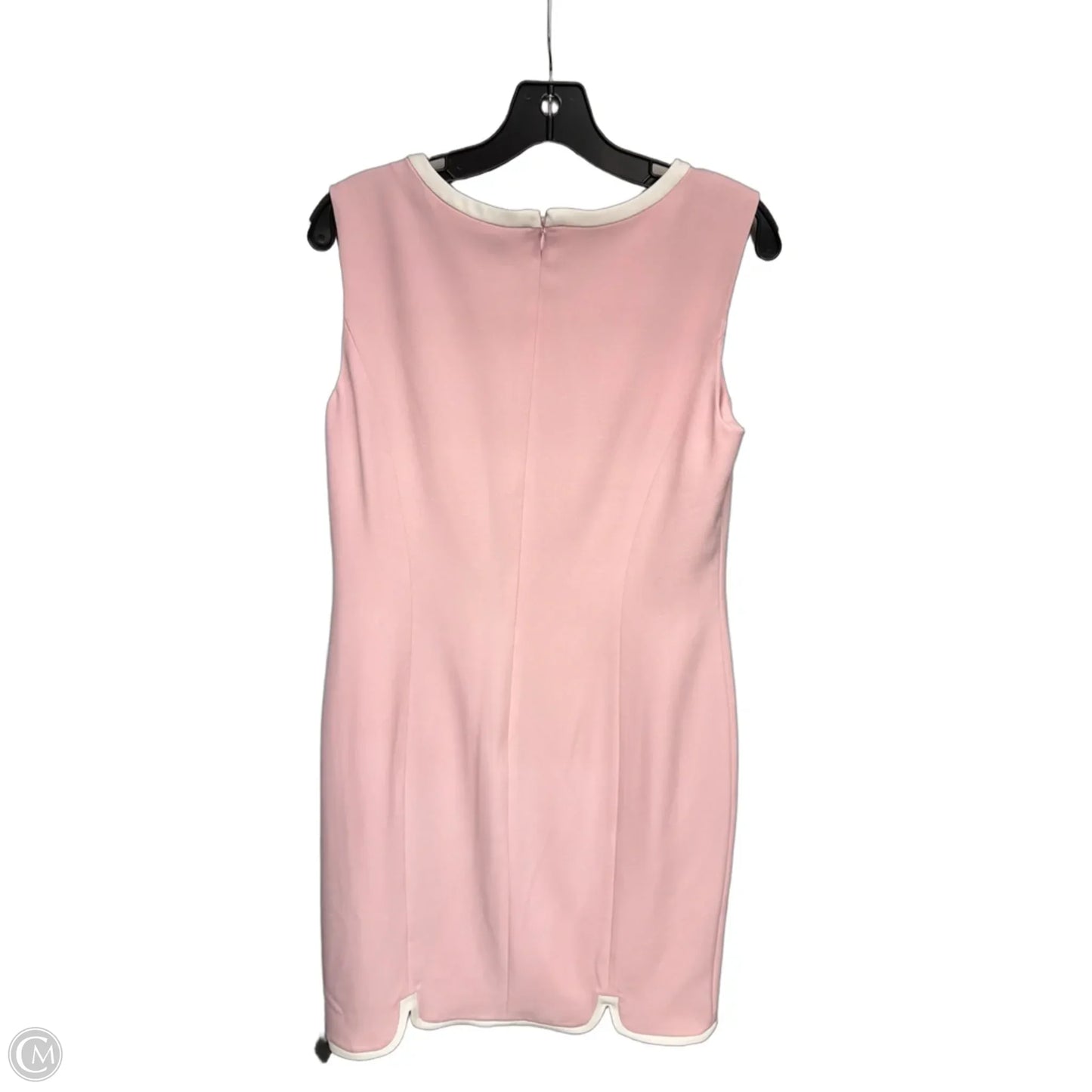 Dress Work By Kasper In Pink & White, Size: 8