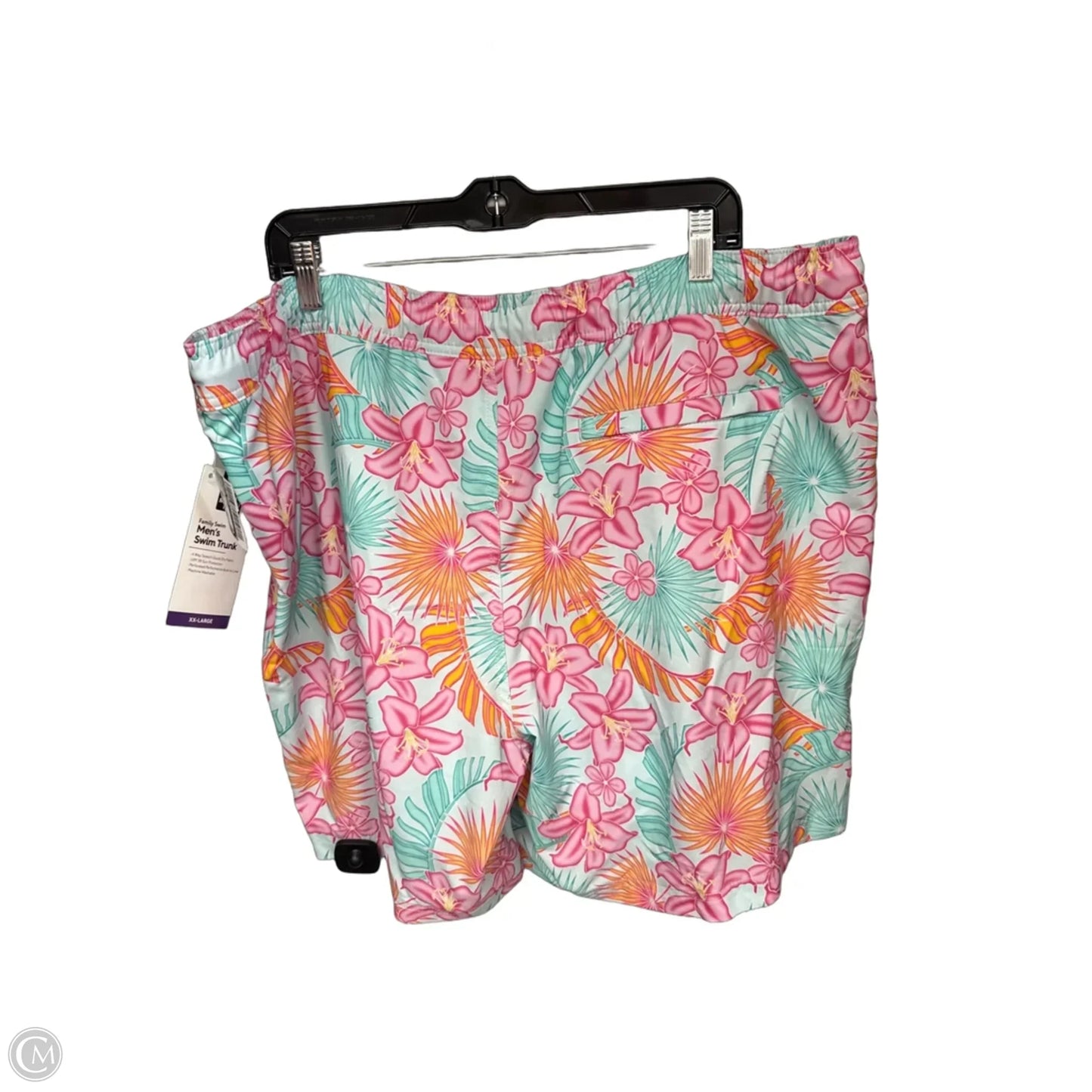 Swimsuit Bottom By Members Mark In Green & Pink, Size: Xxl