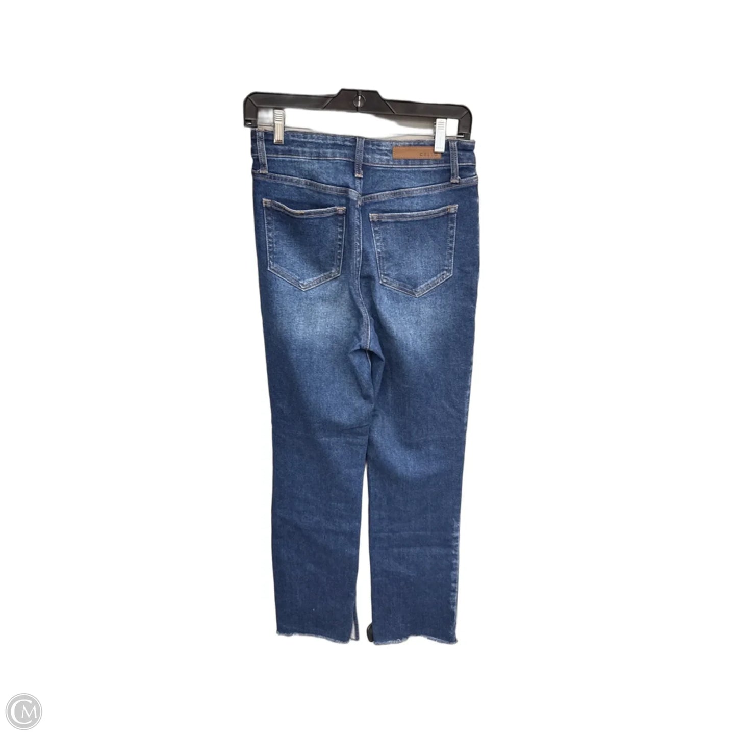 Jeans Straight By Cello In Blue Denim, Size: S