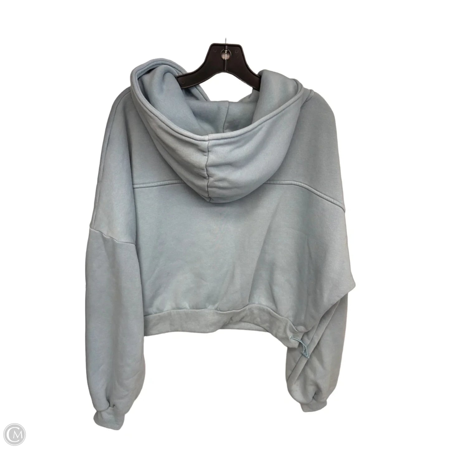 Sweatshirt Hoodie By Clothes Mentor In Aqua, Size: M