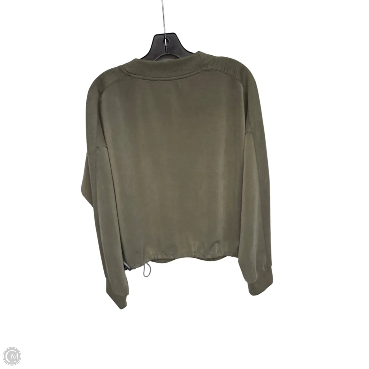 Top Long Sleeve By Evereve In Green, Size: L