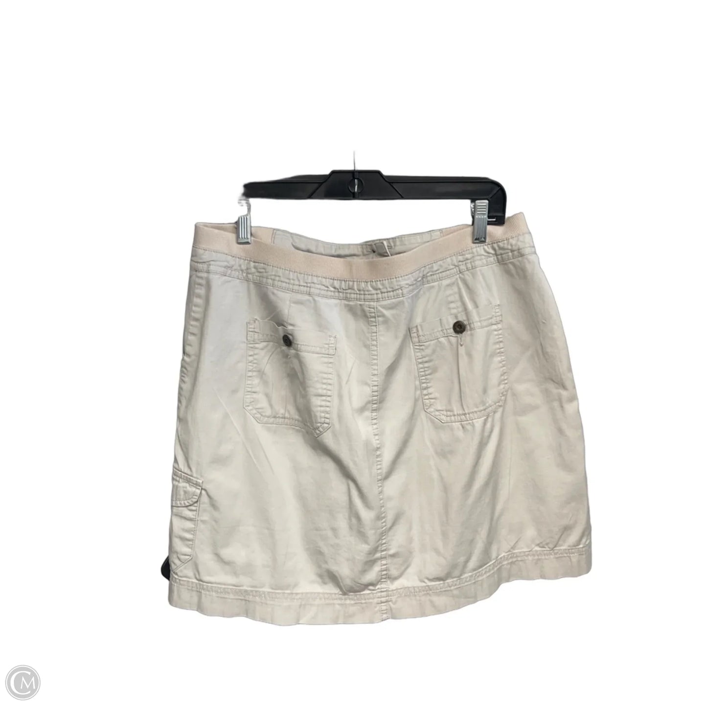 Skort By Karen Scott In Beige, Size: 12p