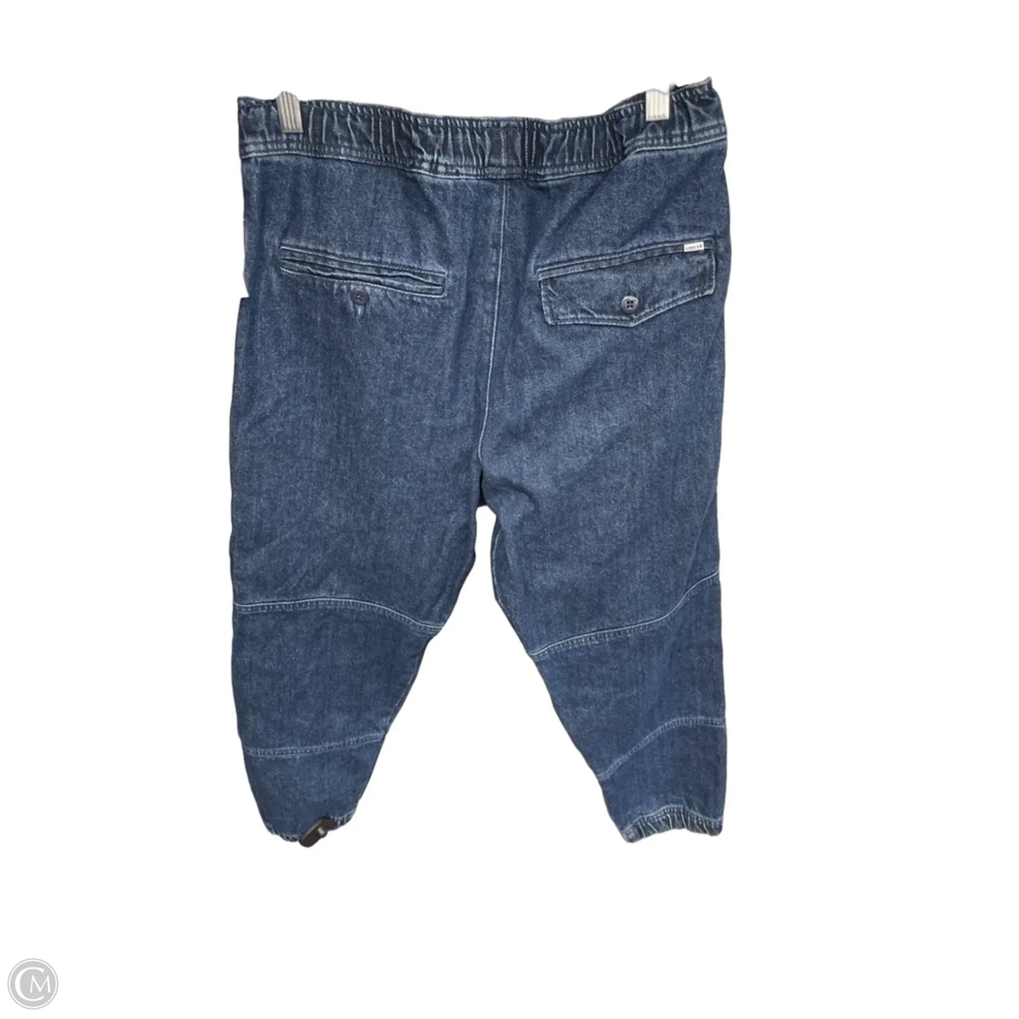 Jeans Straight By Levis In Blue Denim, Size: M