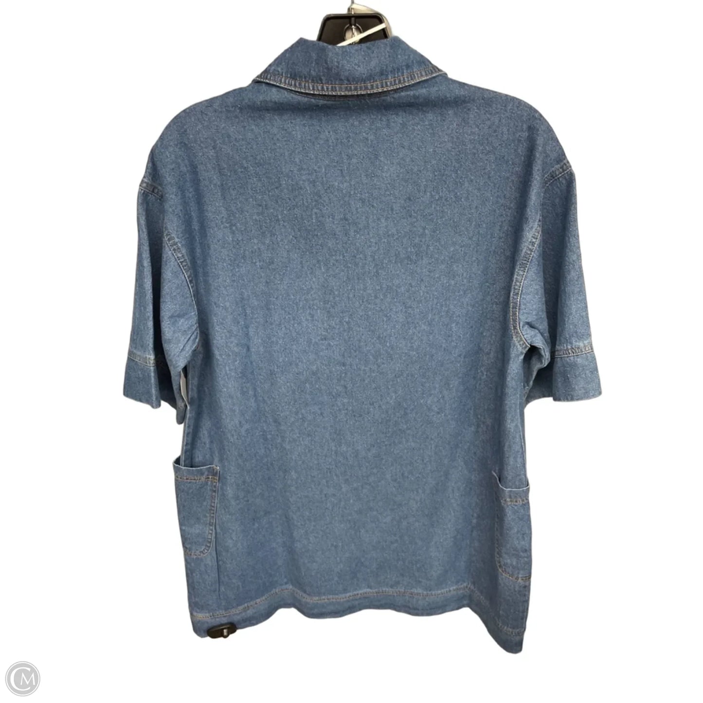 Dress Casual Midi By Altard State In Blue Denim, Size: S