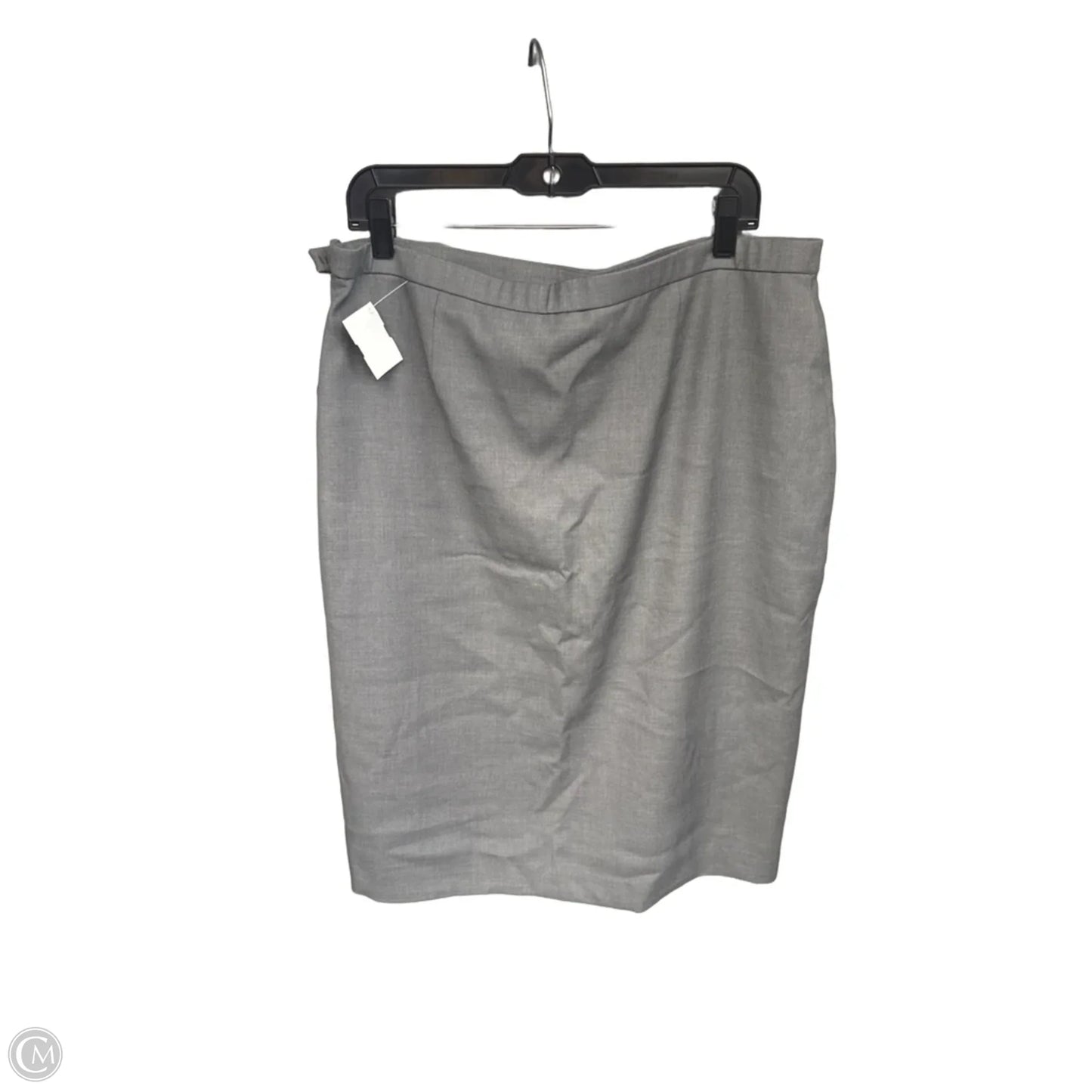 Skirt Midi By Abercrombie And Fitch In Grey, Size: L