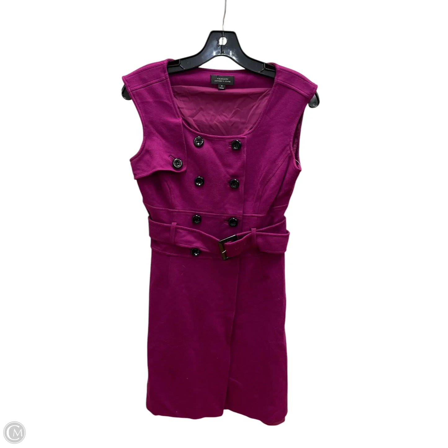 Dress Casual Short By Tahari By Arthur Levine In Purple, Size: 4