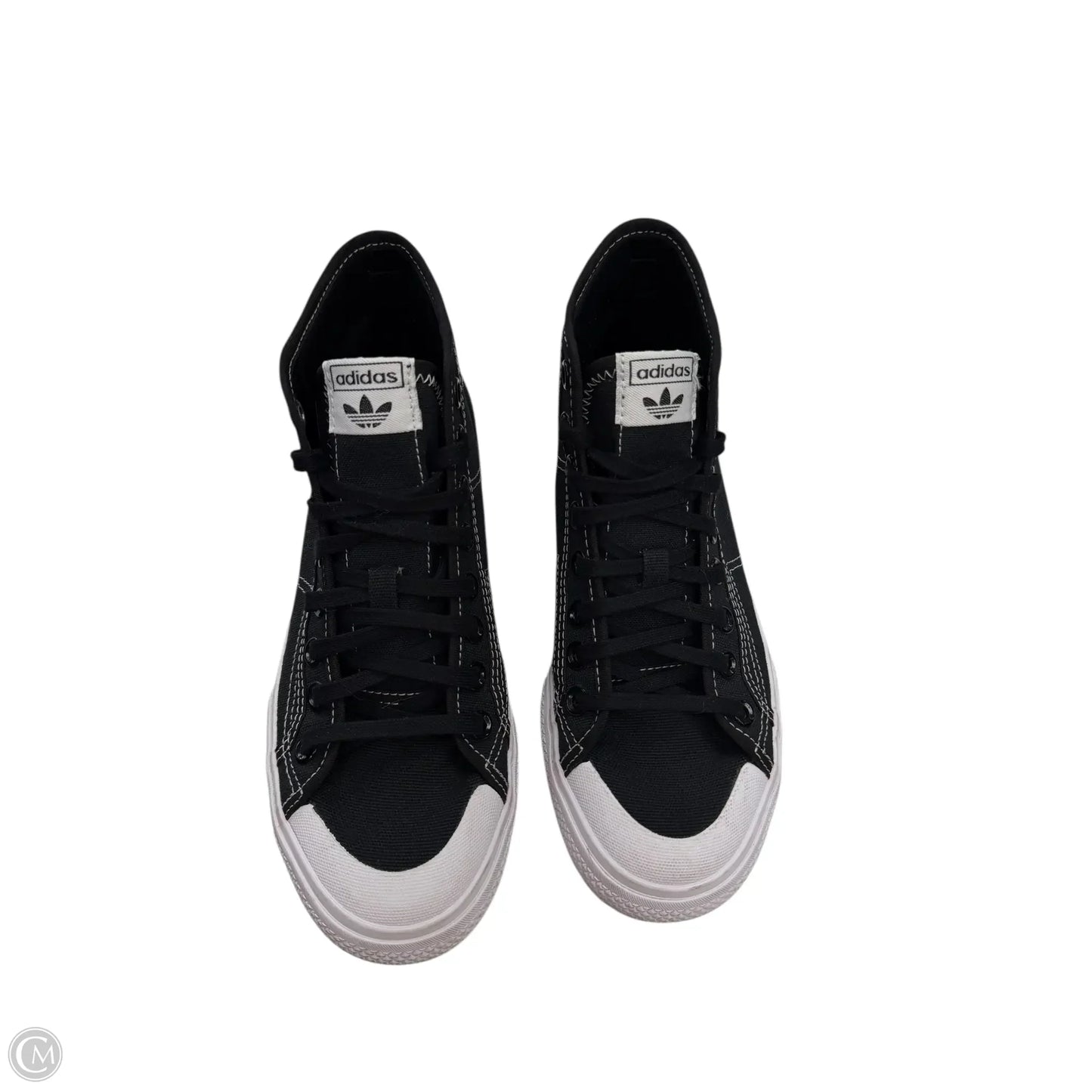 Shoes Sneakers By Adidas In Black & White, Size: 8