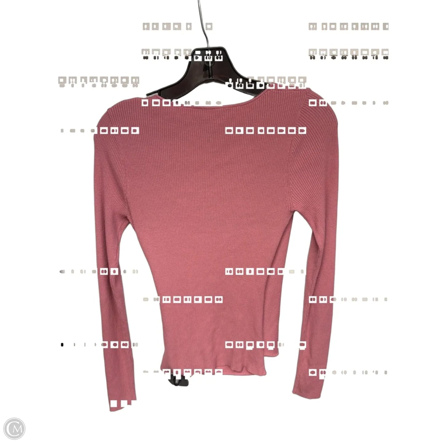 Top Long Sleeve By Halogen In Mauve, Size: Xs