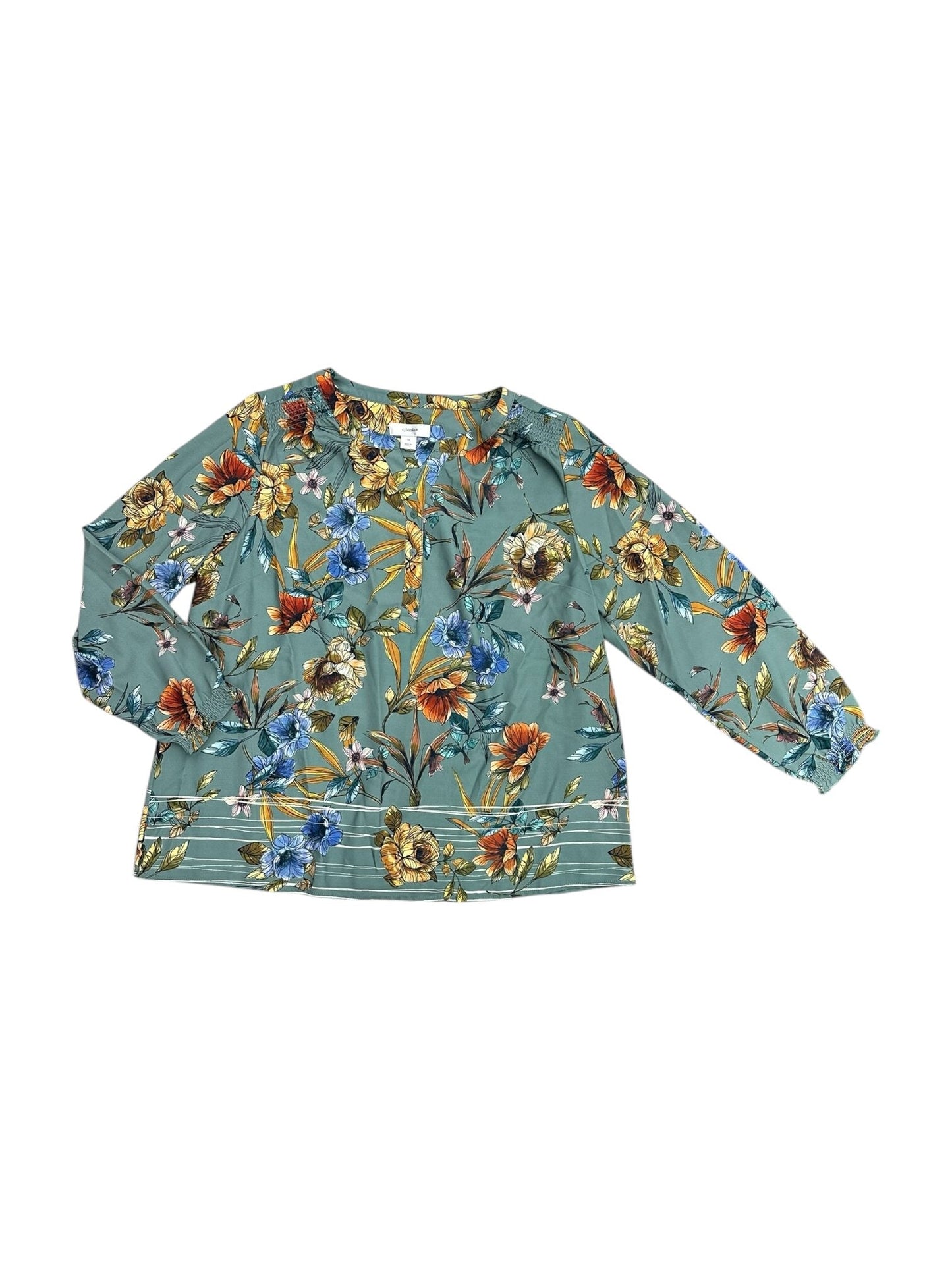 Top Long Sleeve By Cj Banks Size: 1x