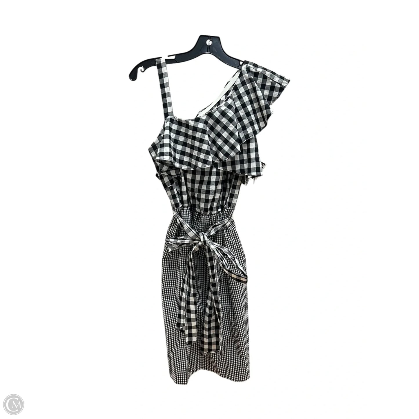 Dress Casual Short By Calvin Klein In Black & White, Size: 6