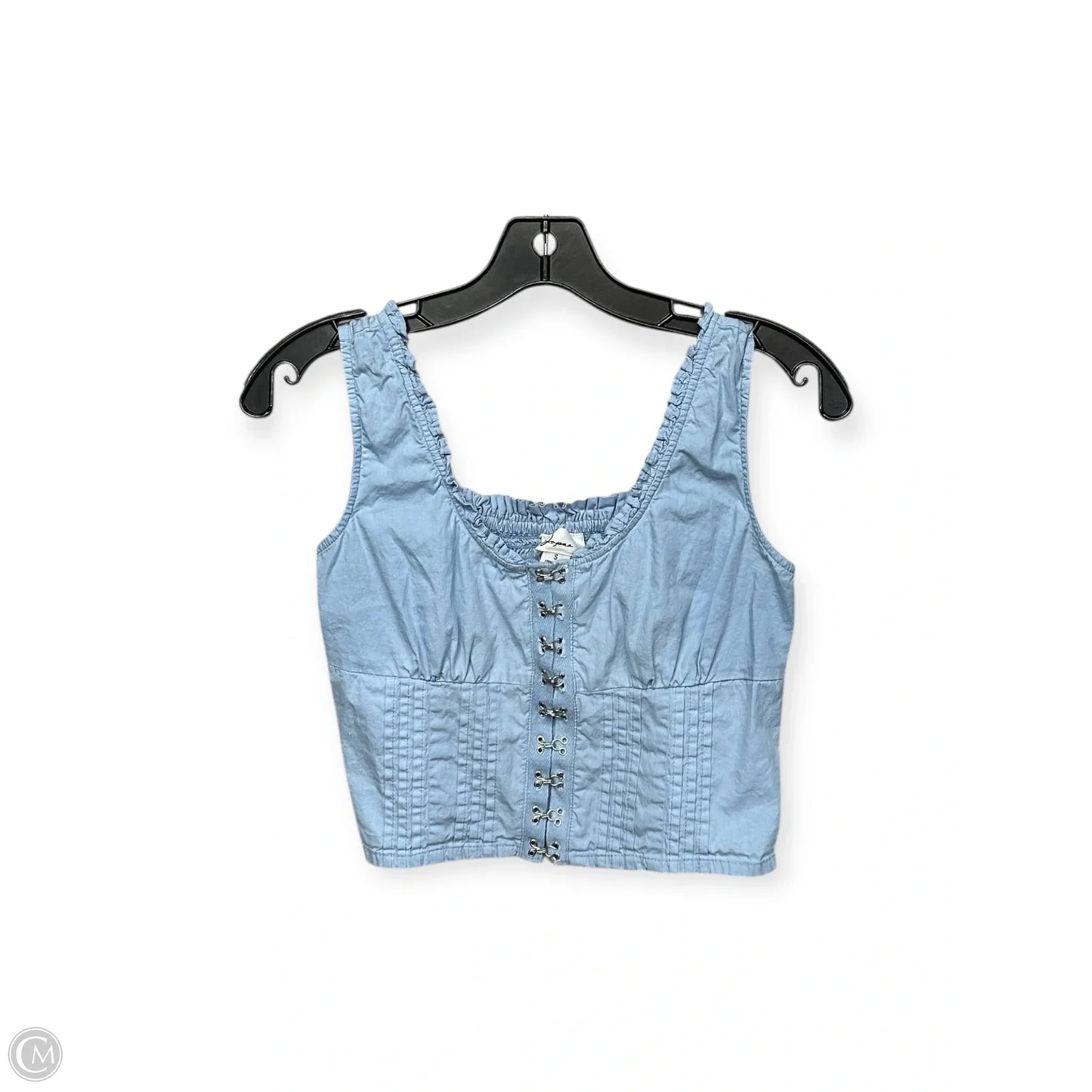 Top Sleeveless By Japna In Blue, Size: S