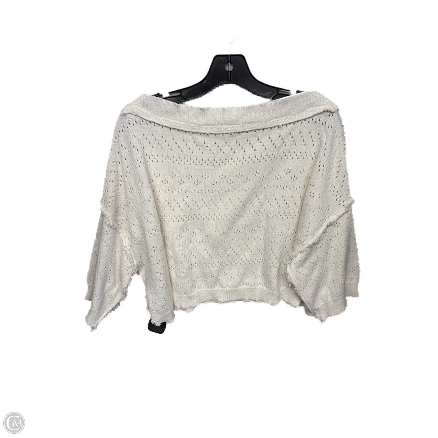 Top Short Sleeve By Free People In Cream, Size: S