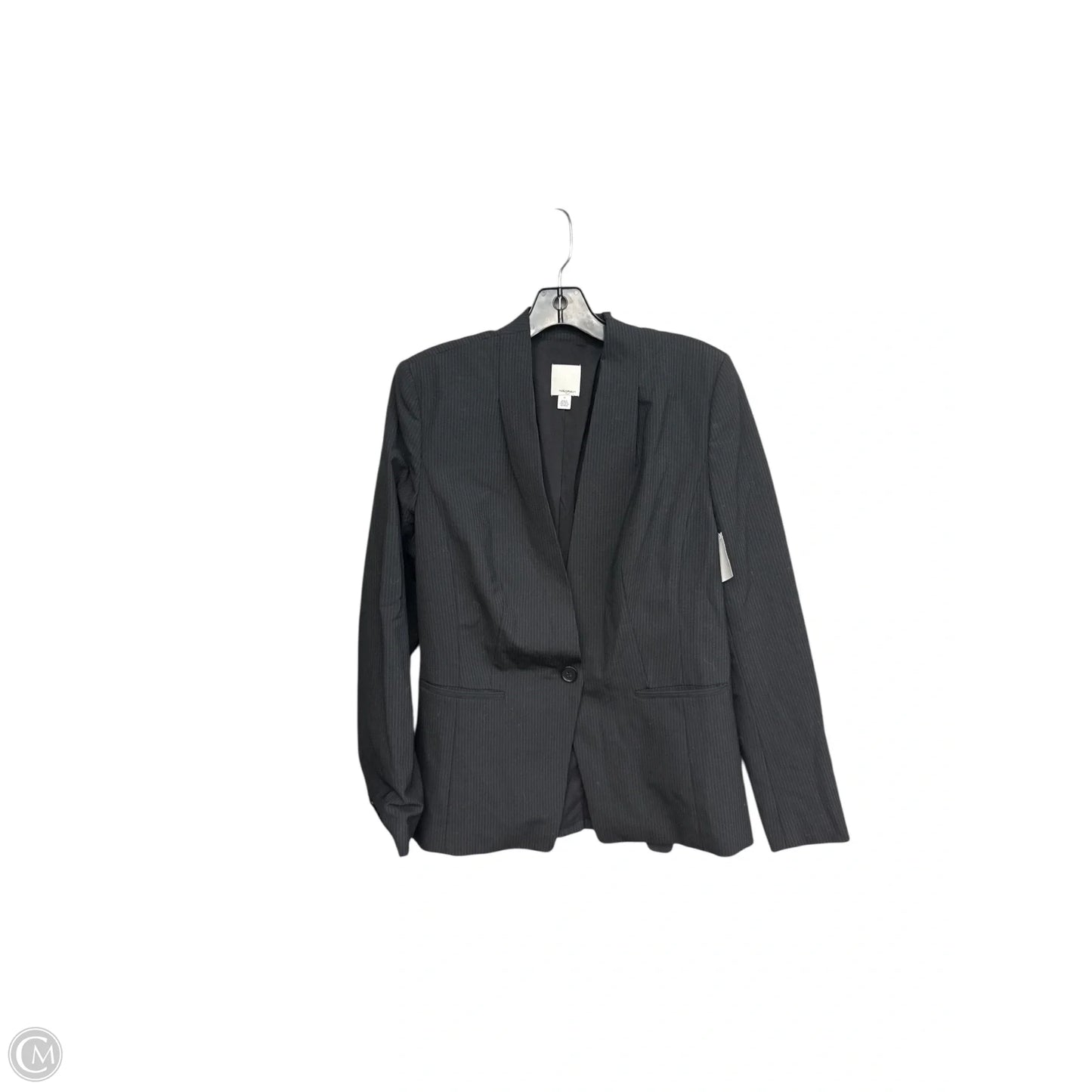 Blazer By Halogen In Black & Grey, Size: 12