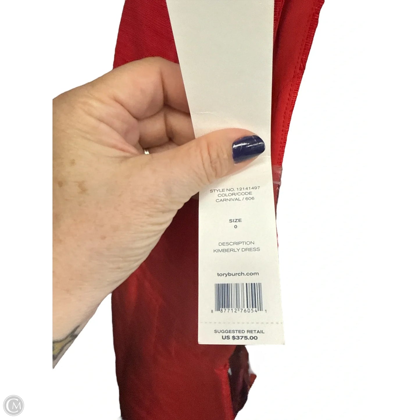 Dress Designer By Tory Burch In Coral, Size: 0