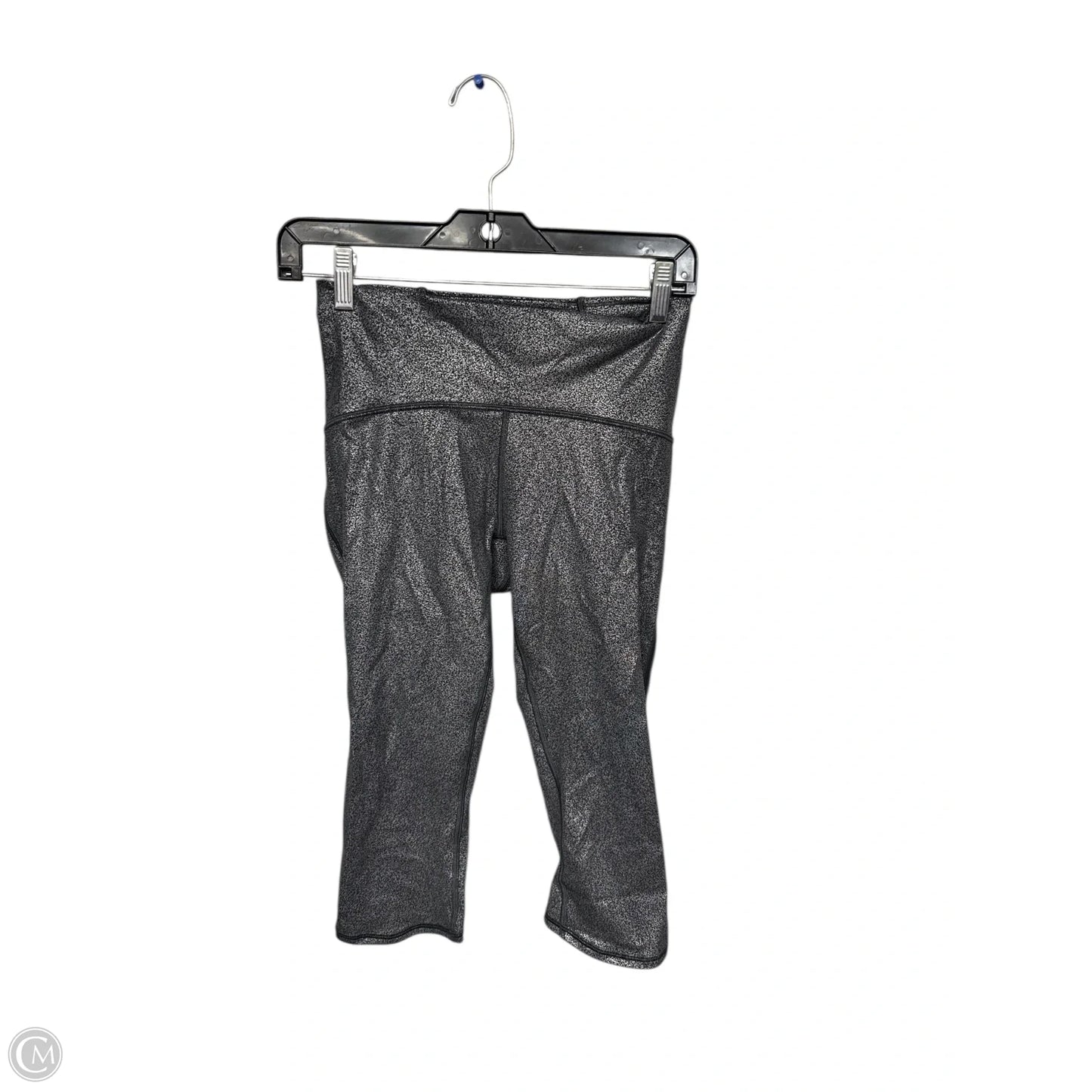 Athletic Capris By Lululemon In Silver, Size: 6