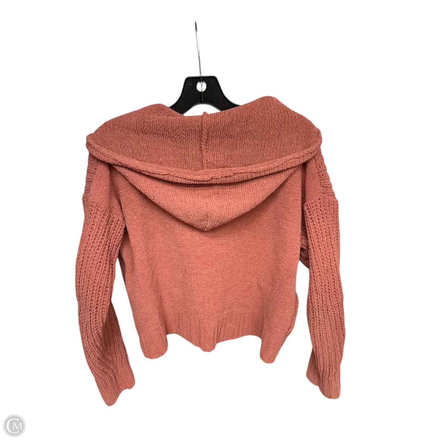 Sweatshirt Hoodie By Poof In Orange, Size: M
