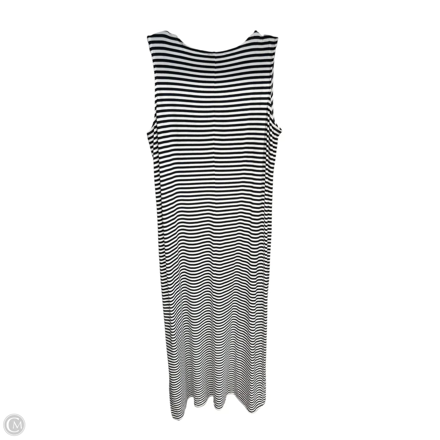 Dress Casual Maxi By J. Jill In Blue & White, Size: M