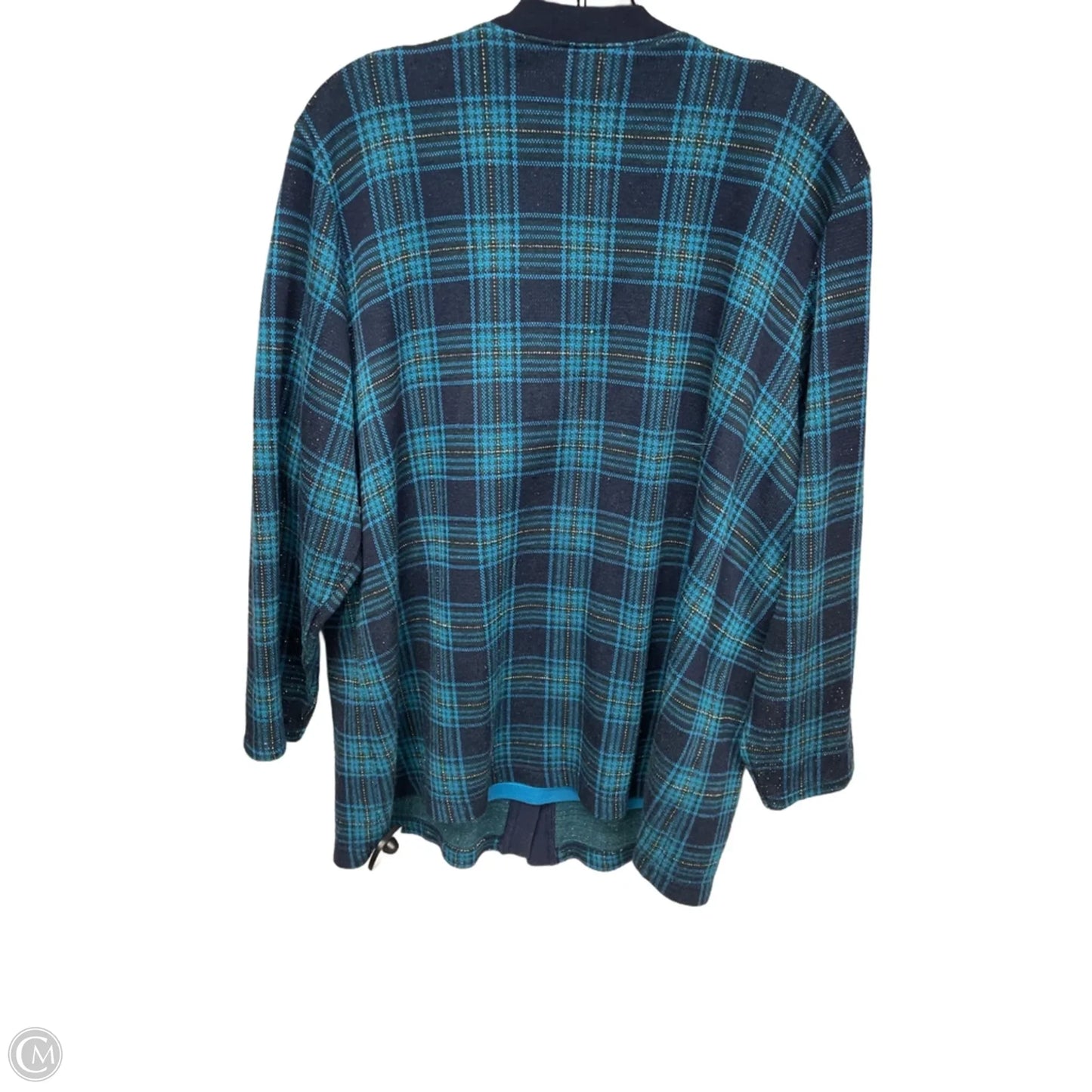 Sweater By Cathy Daniels In Blue, Size: Xl