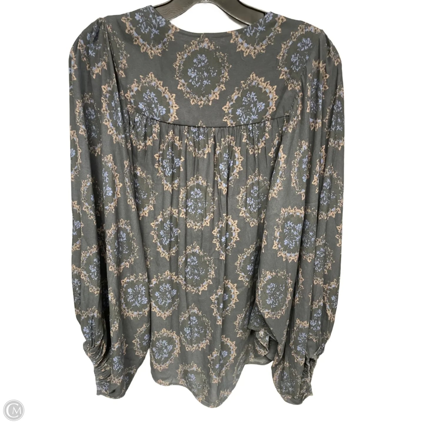 Top Long Sleeve By Free People In Grey, Size: M