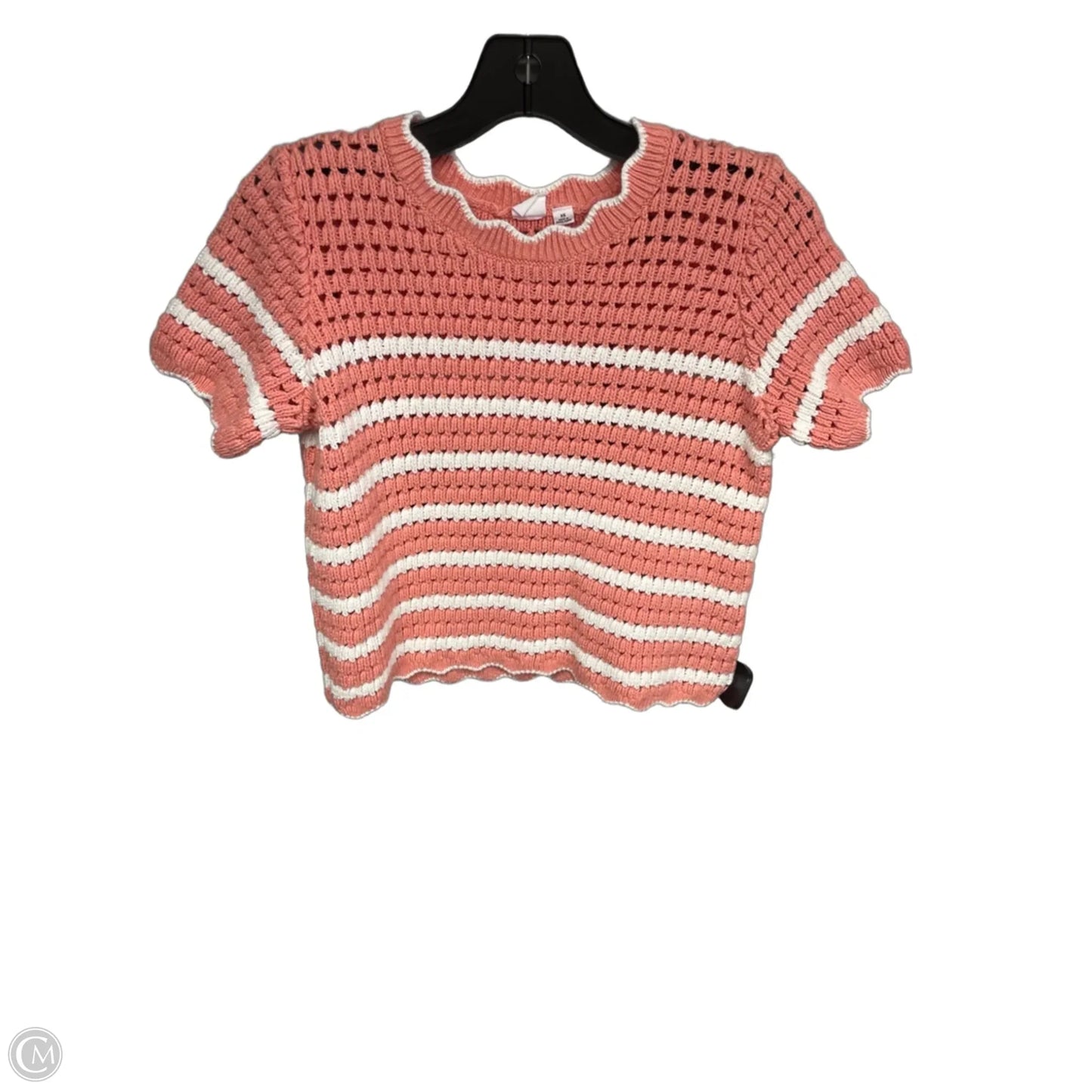 Top Short Sleeve By Gap In Coral, Size: Xs
