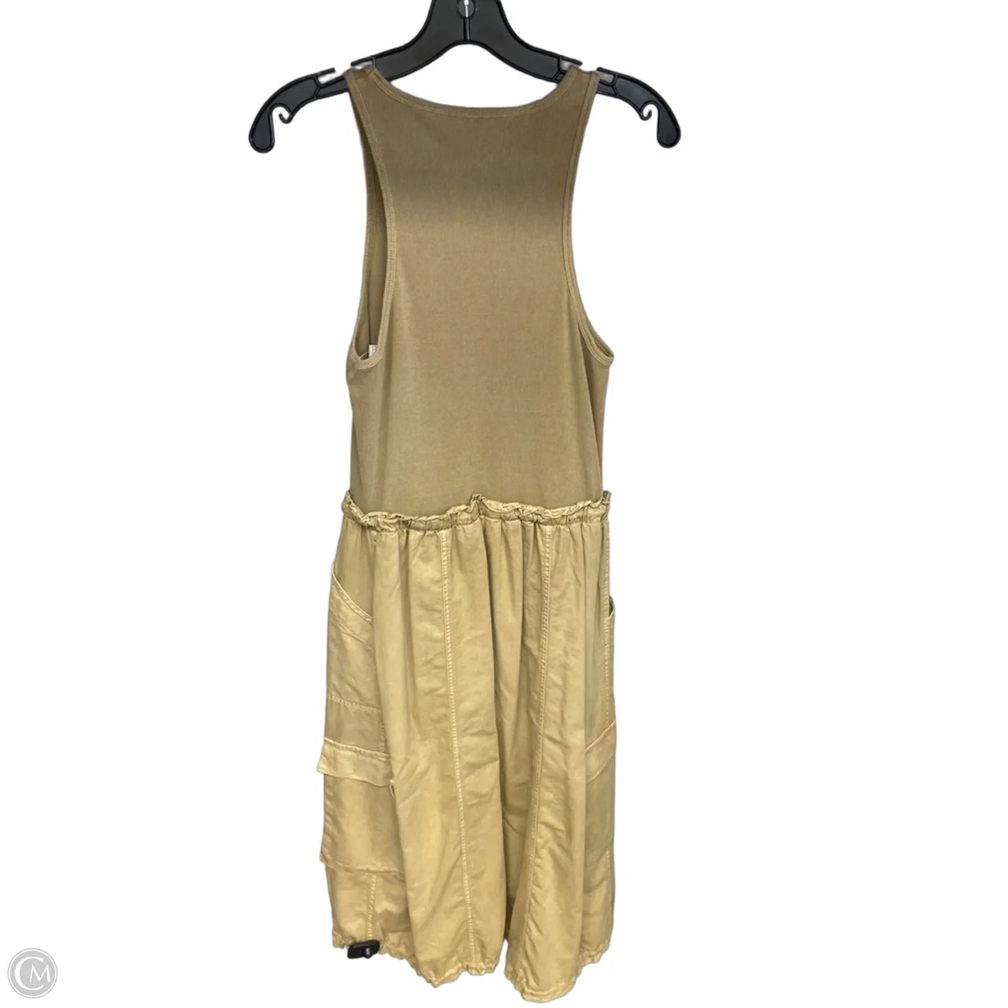 Dress Casual Midi By Daily Practice By Anthropologie In Tan, Size: M
