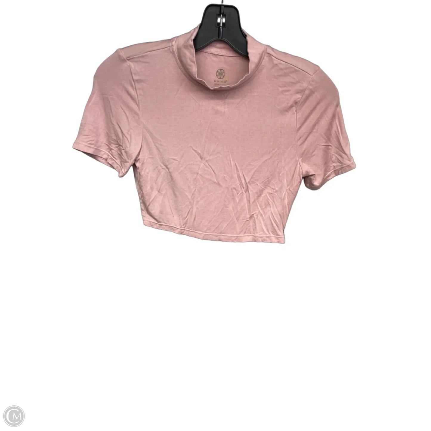 Top Short Sleeve Basic By Gaiam In Pink, Size: S