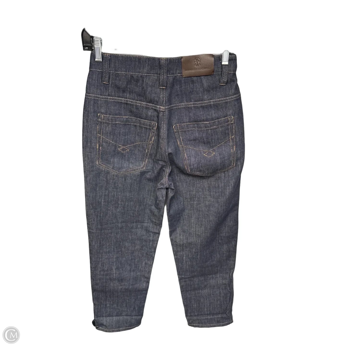 Jeans Designer By Brunello Cucinelli In Blue Denim, Size: 0