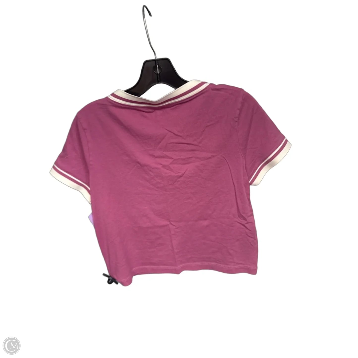 Athletic Top Short Sleeve By Pink In Pink, Size: Xs