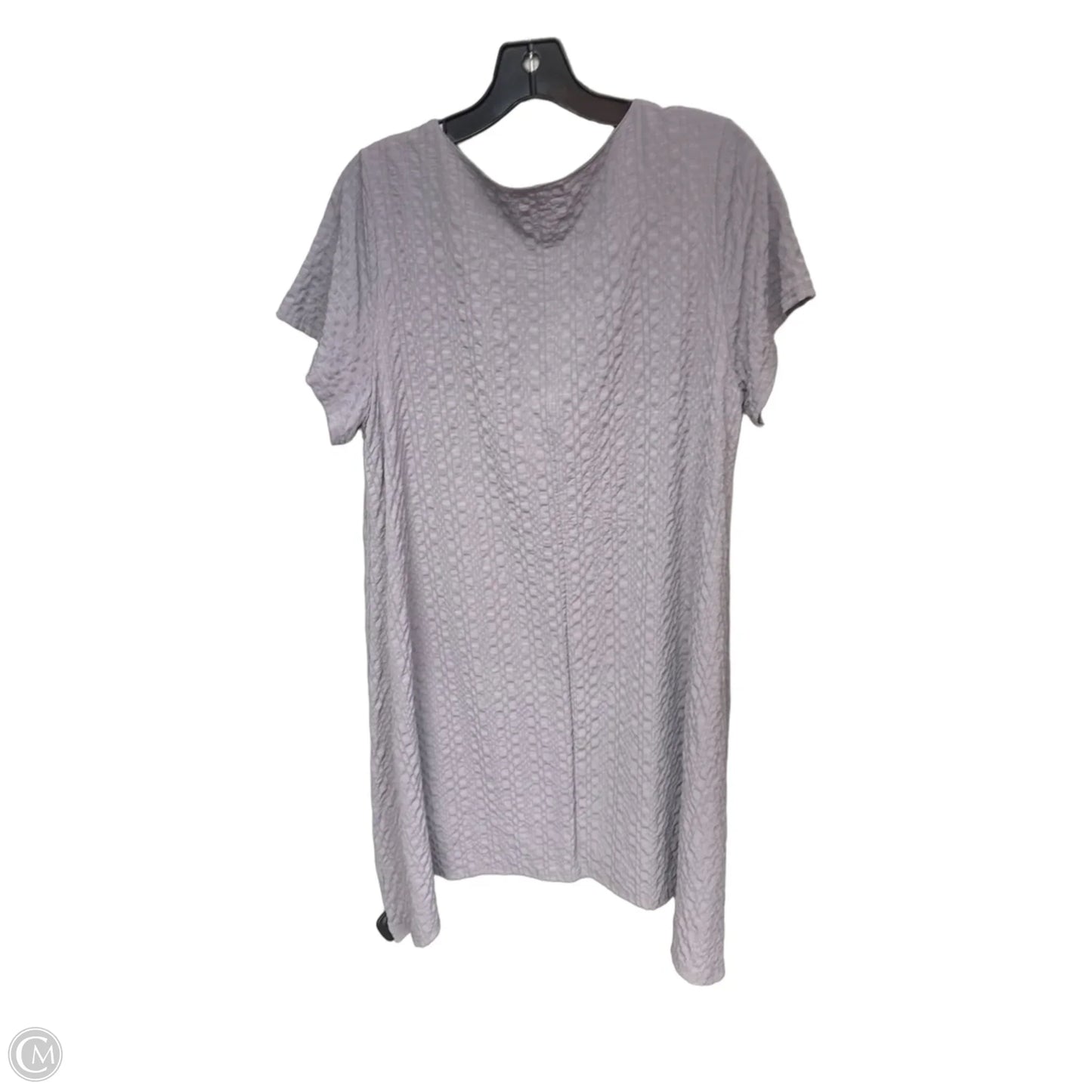 Dress Casual Midi By Clothes Mentor In Grey, Size: L