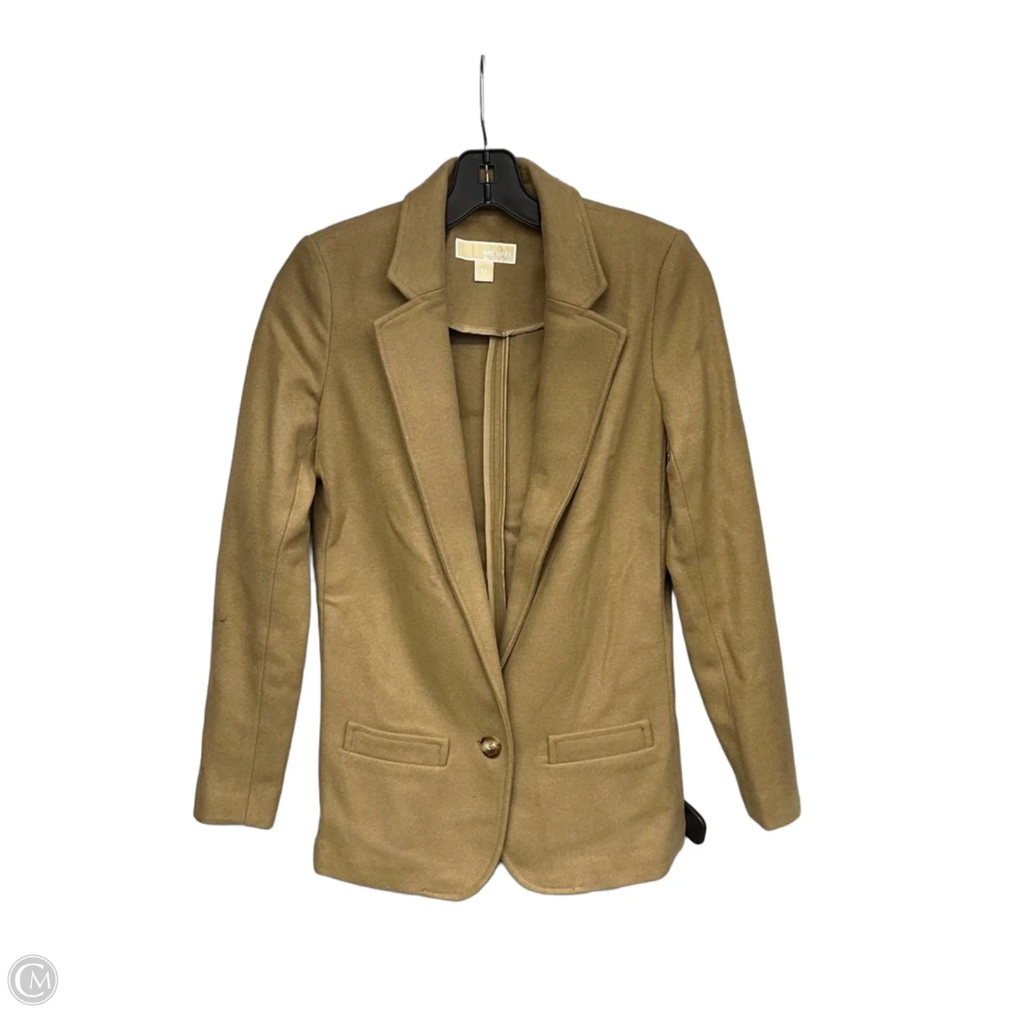 Blazer By Michael By Michael Kors In Tan, Size: Xxs
