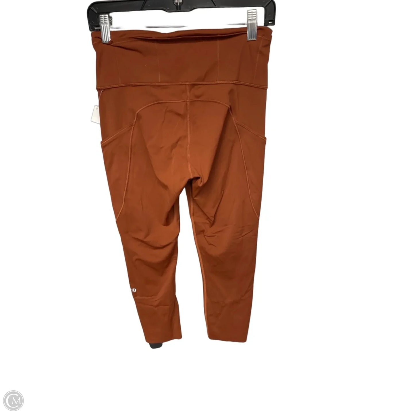 Athletic Pants By Lululemon In Orange, Size: 8